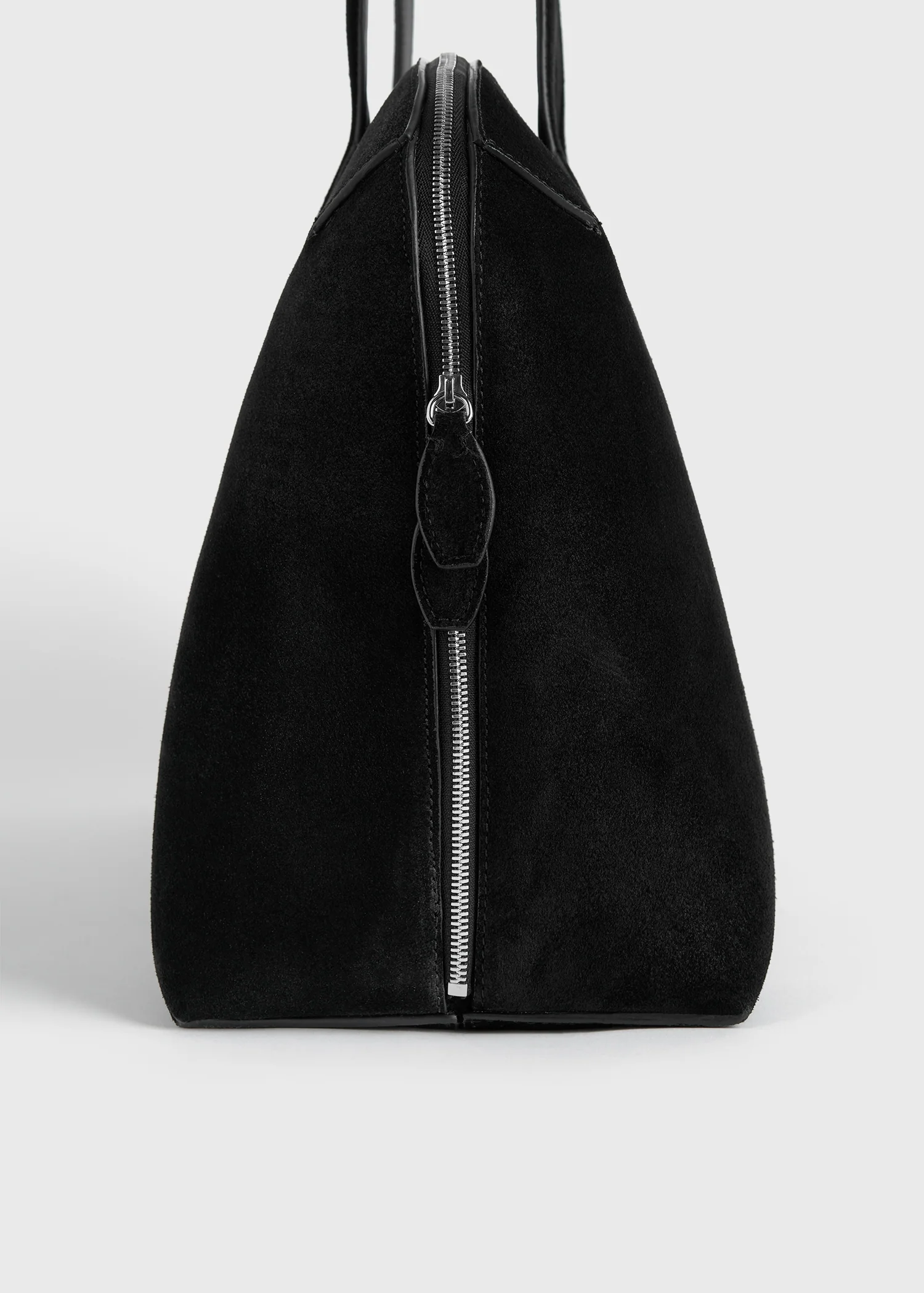 Suede day tote black - Image 5