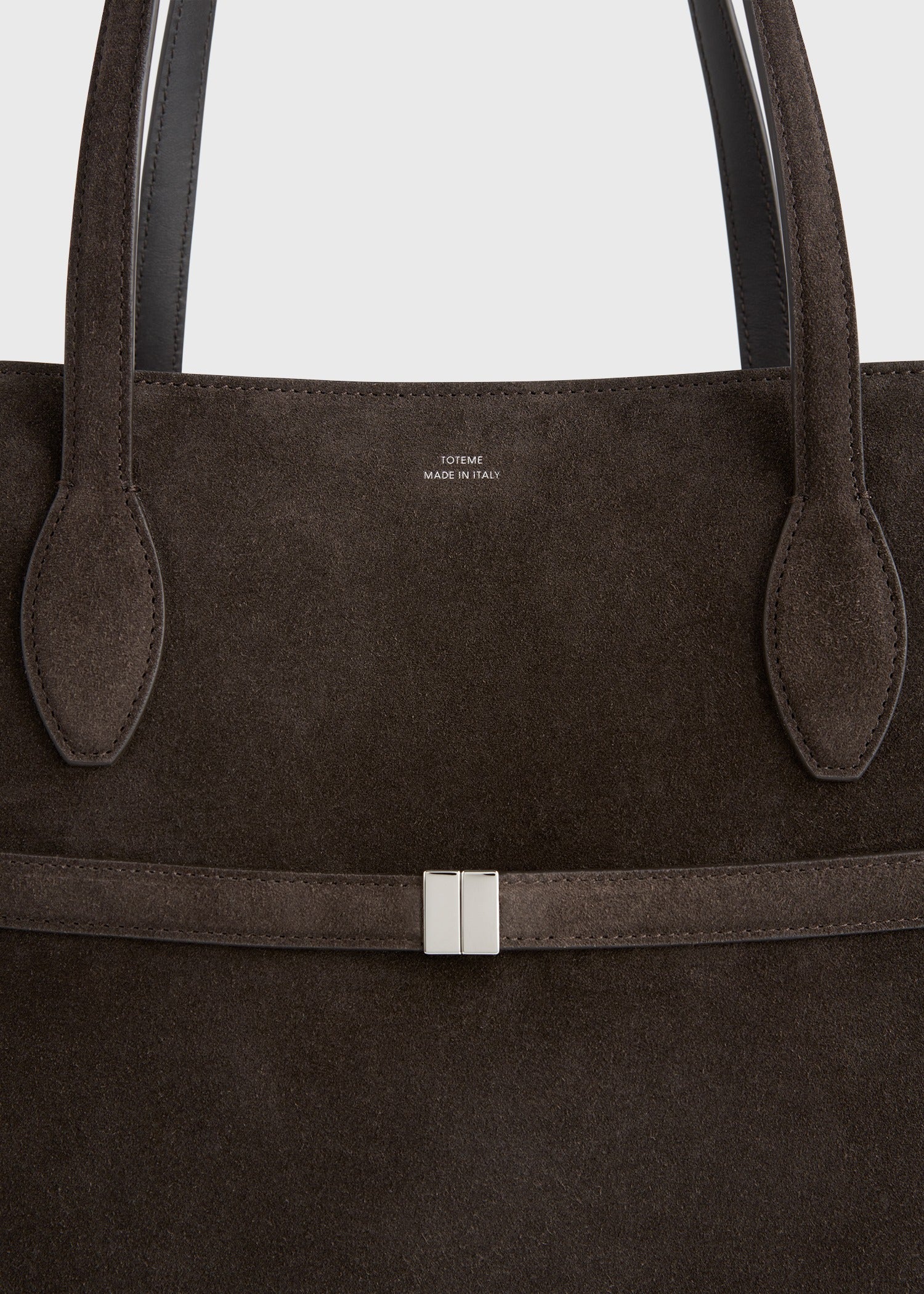 Suede lounge tote brown - Image 5