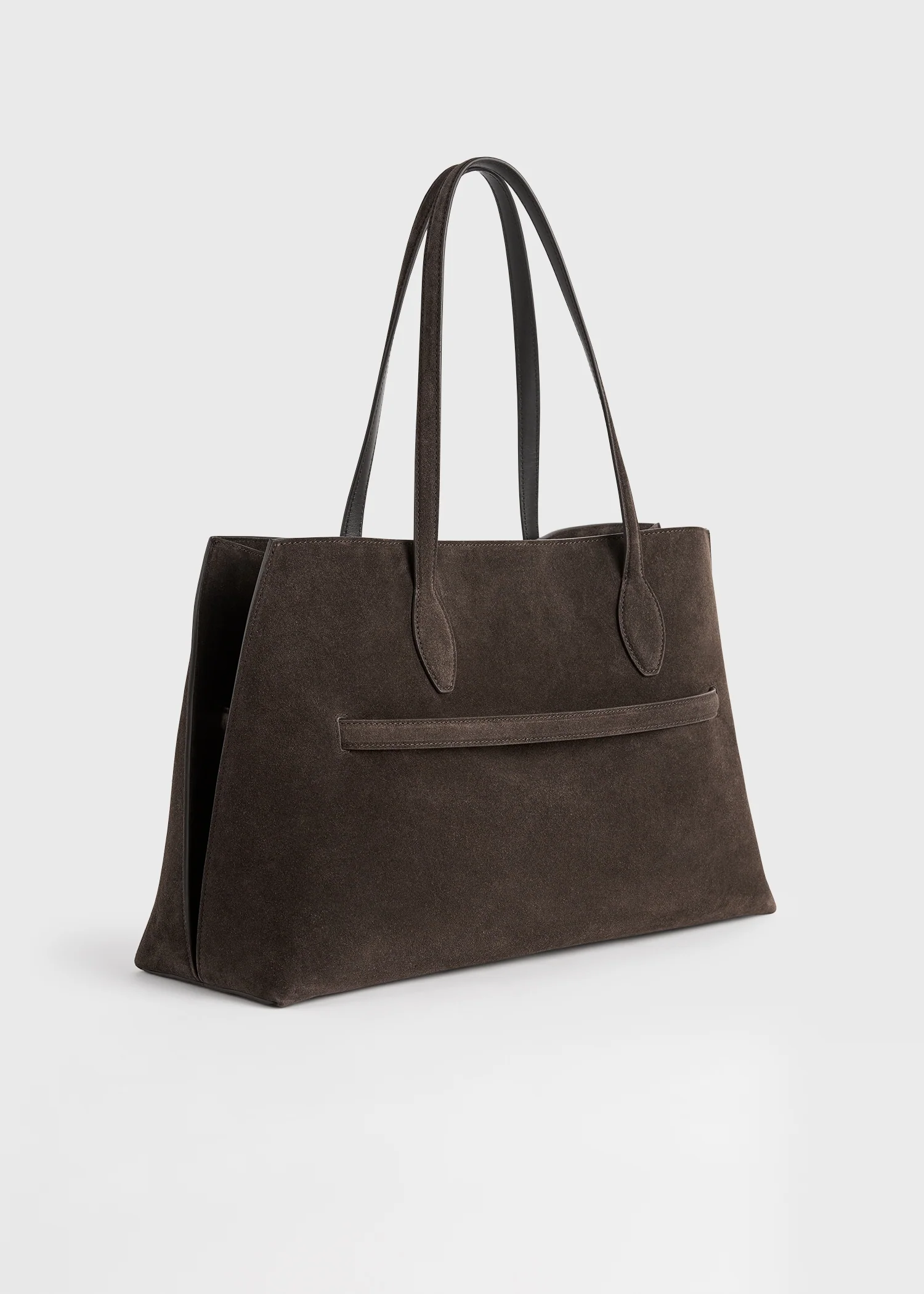 Suede lounge tote brown - Image 8