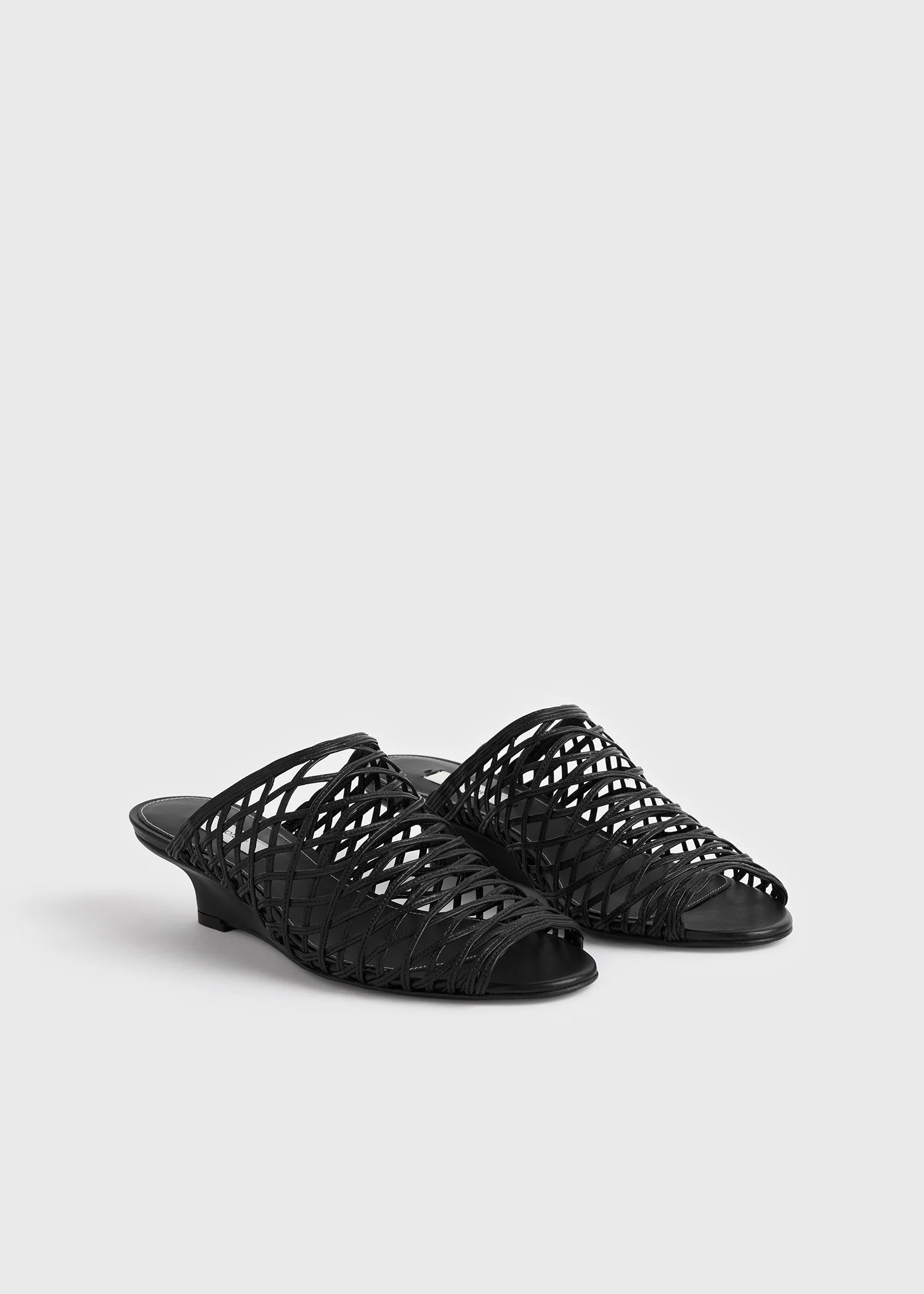 Summer woven mules black - Image 4