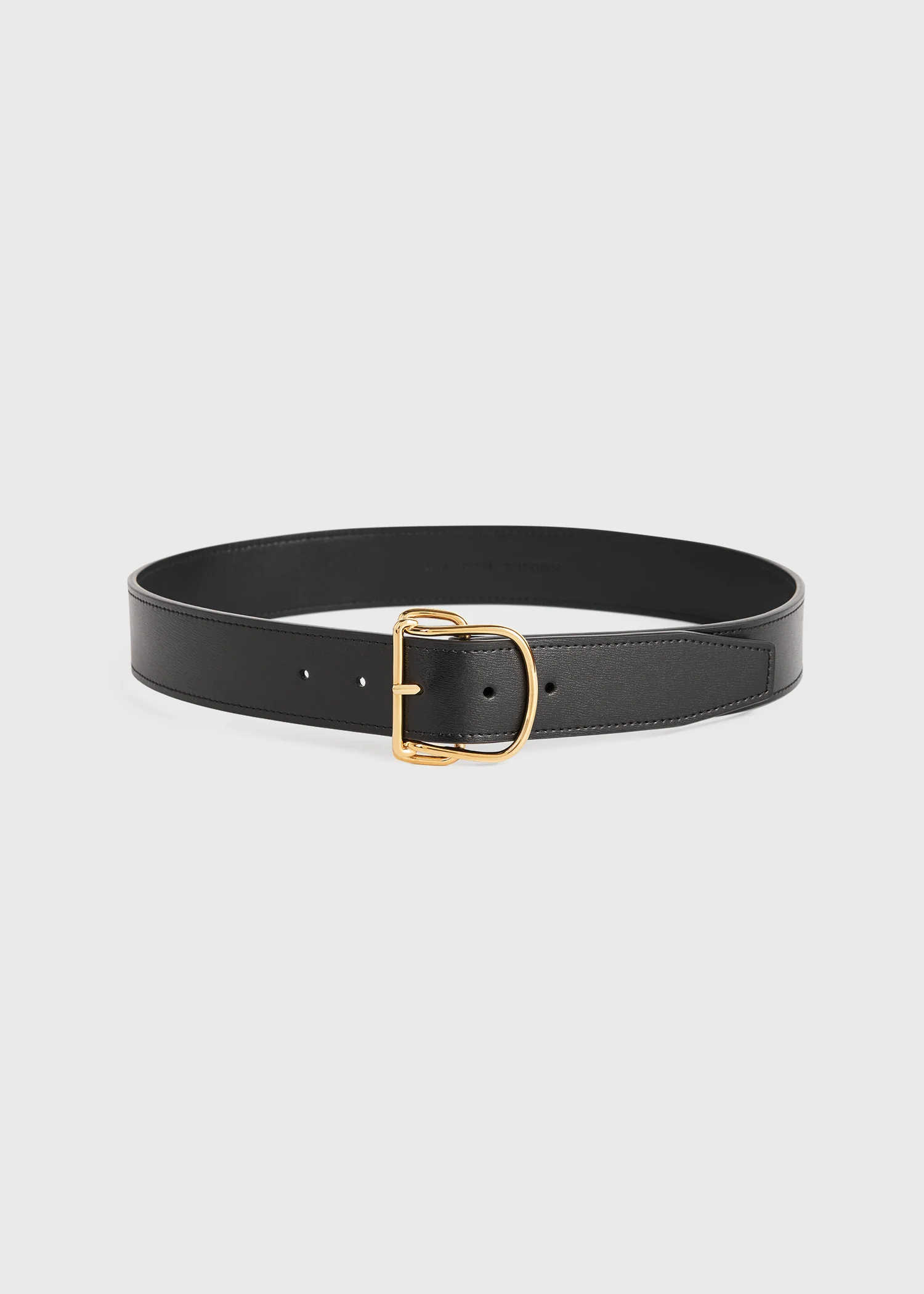 Swirl leather belt black - Image 3
