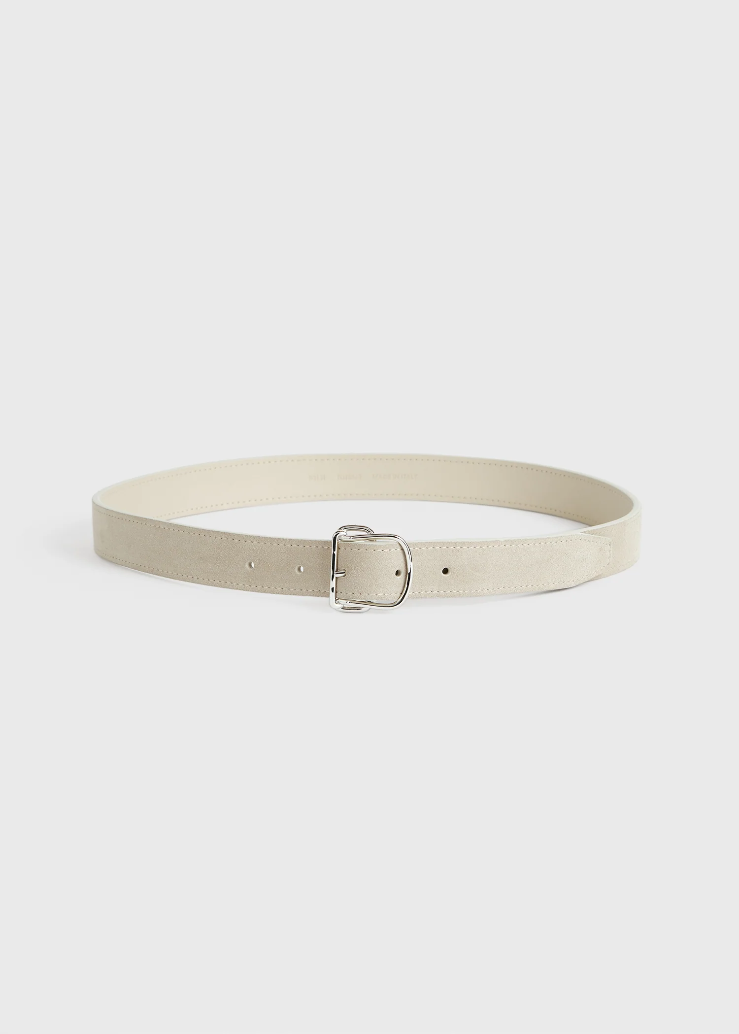 Swirl suede belt pearl - Image 3