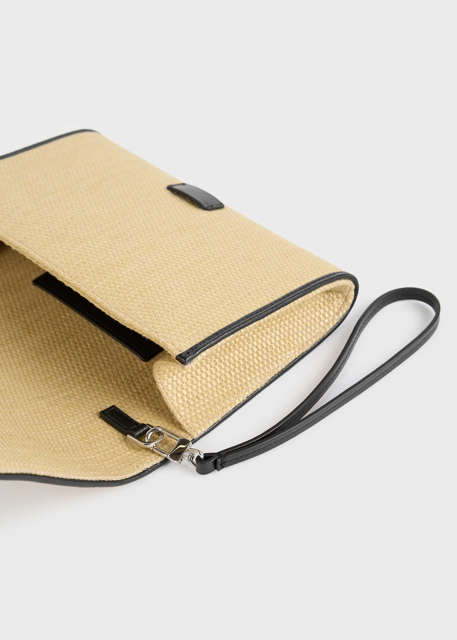 T-flap woven envelope natural/black - Image 5