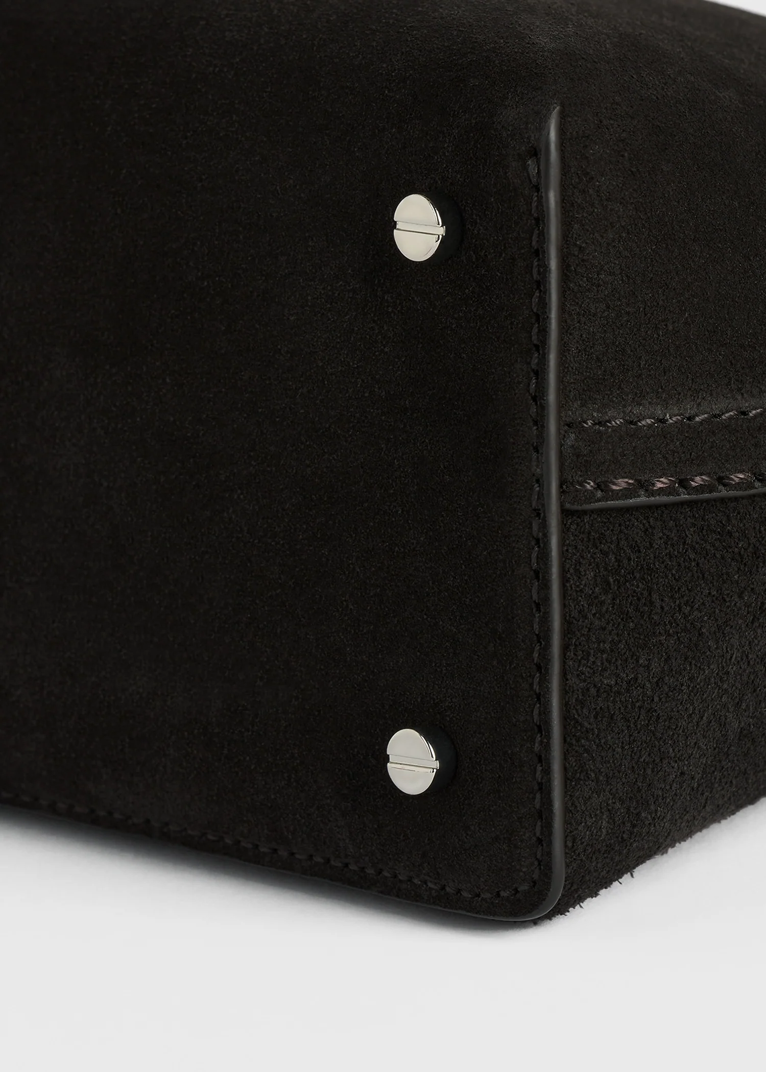 T-lock suede clutch espresso - Image 6
