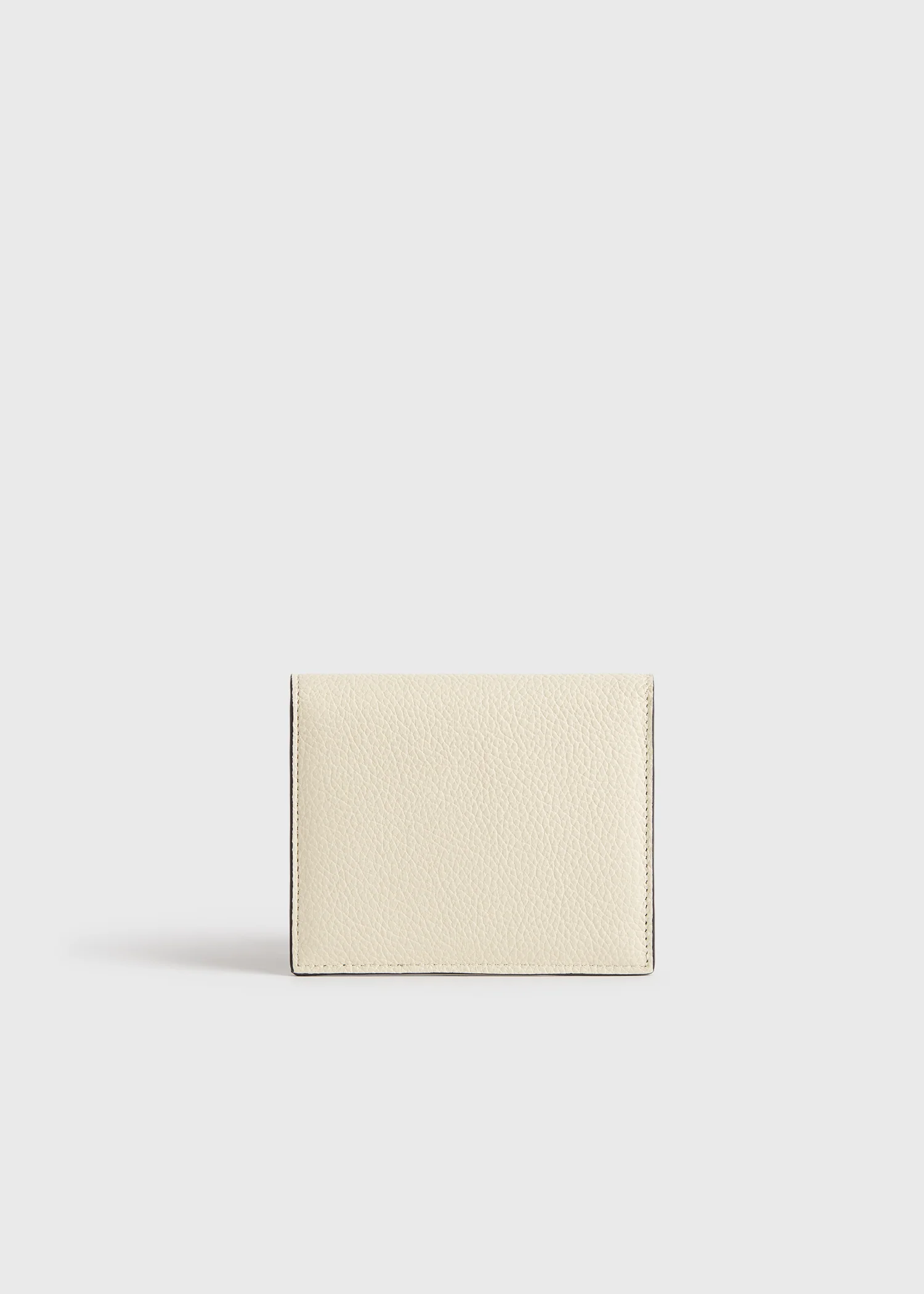 T-lock grained-leather cardholder milk - Image 4