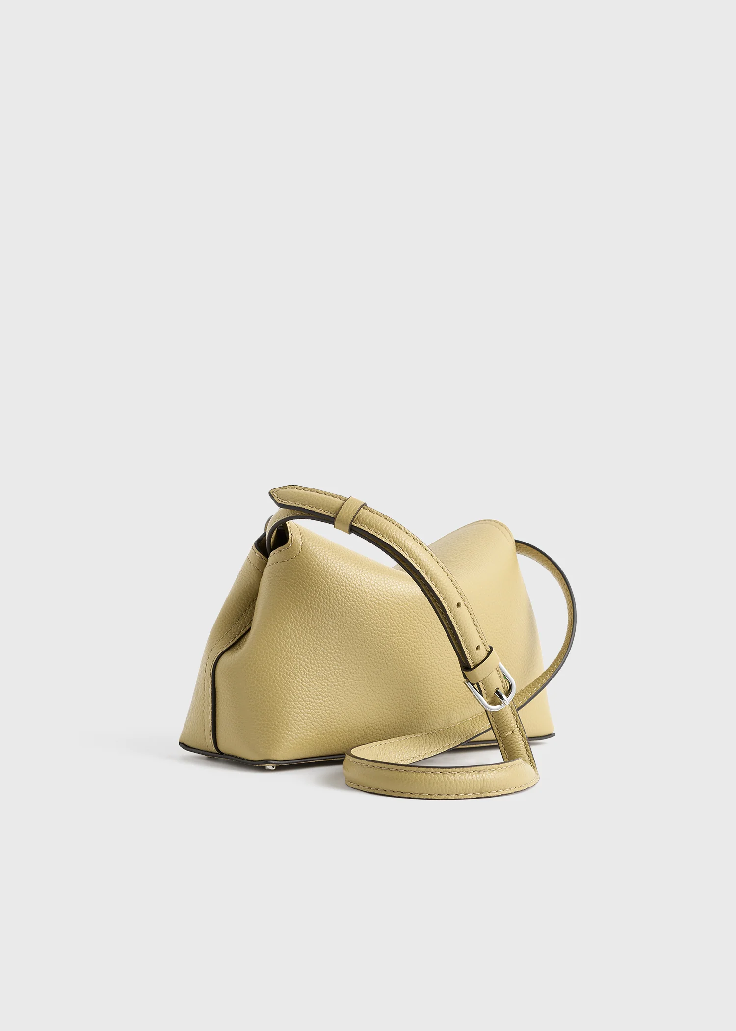 T-lock grained-leather clutch desert - Image 8