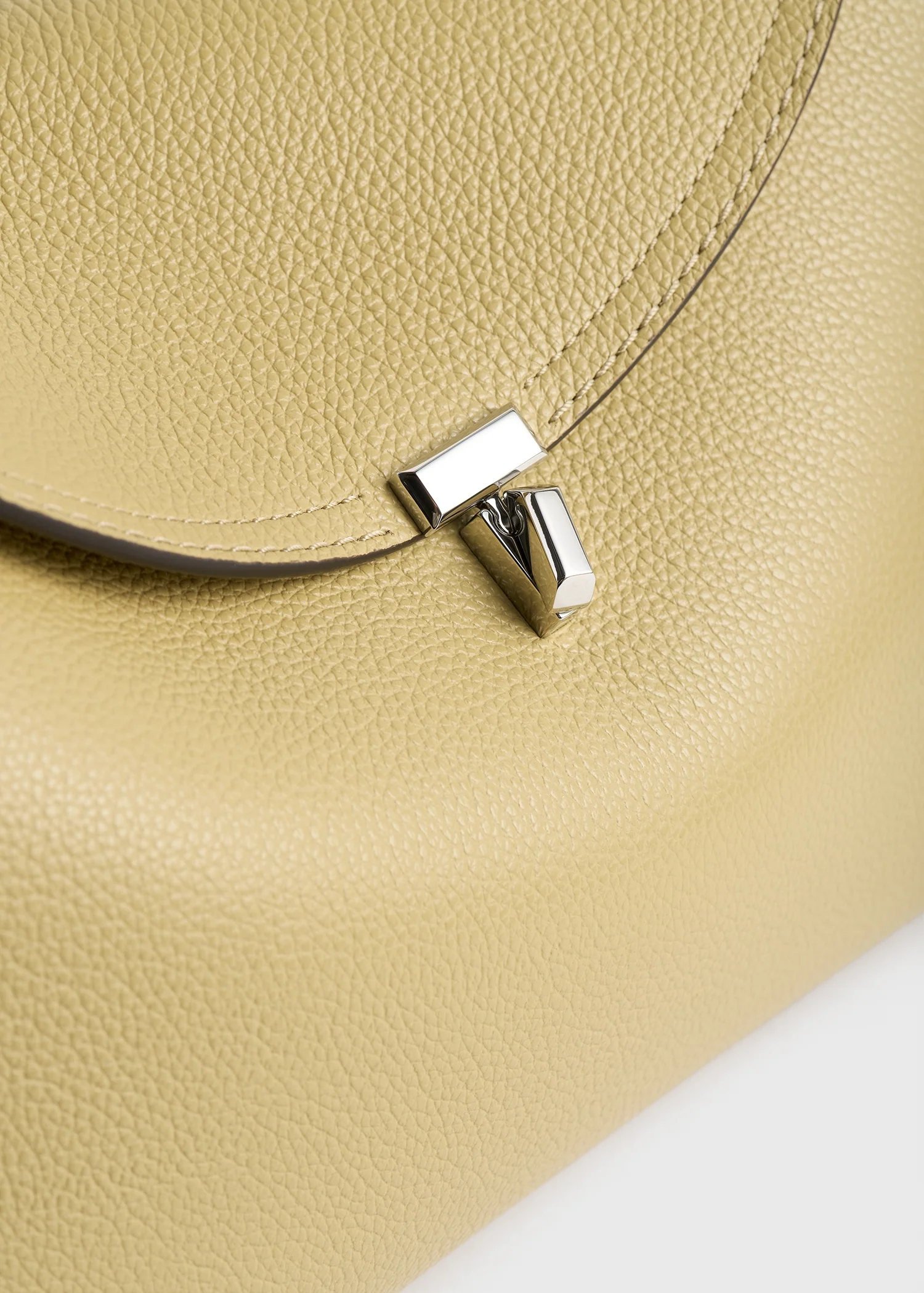 T-lock grained-leather top handle desert - Image 5