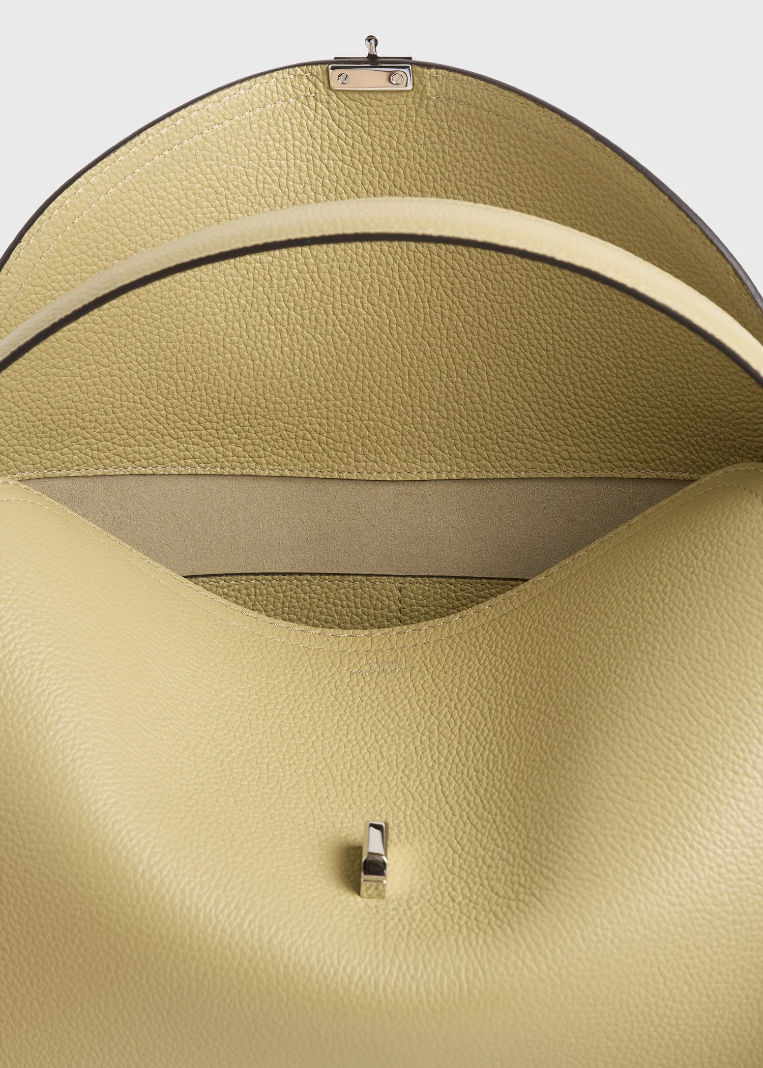 T-lock grained-leather top handle desert - Image 7