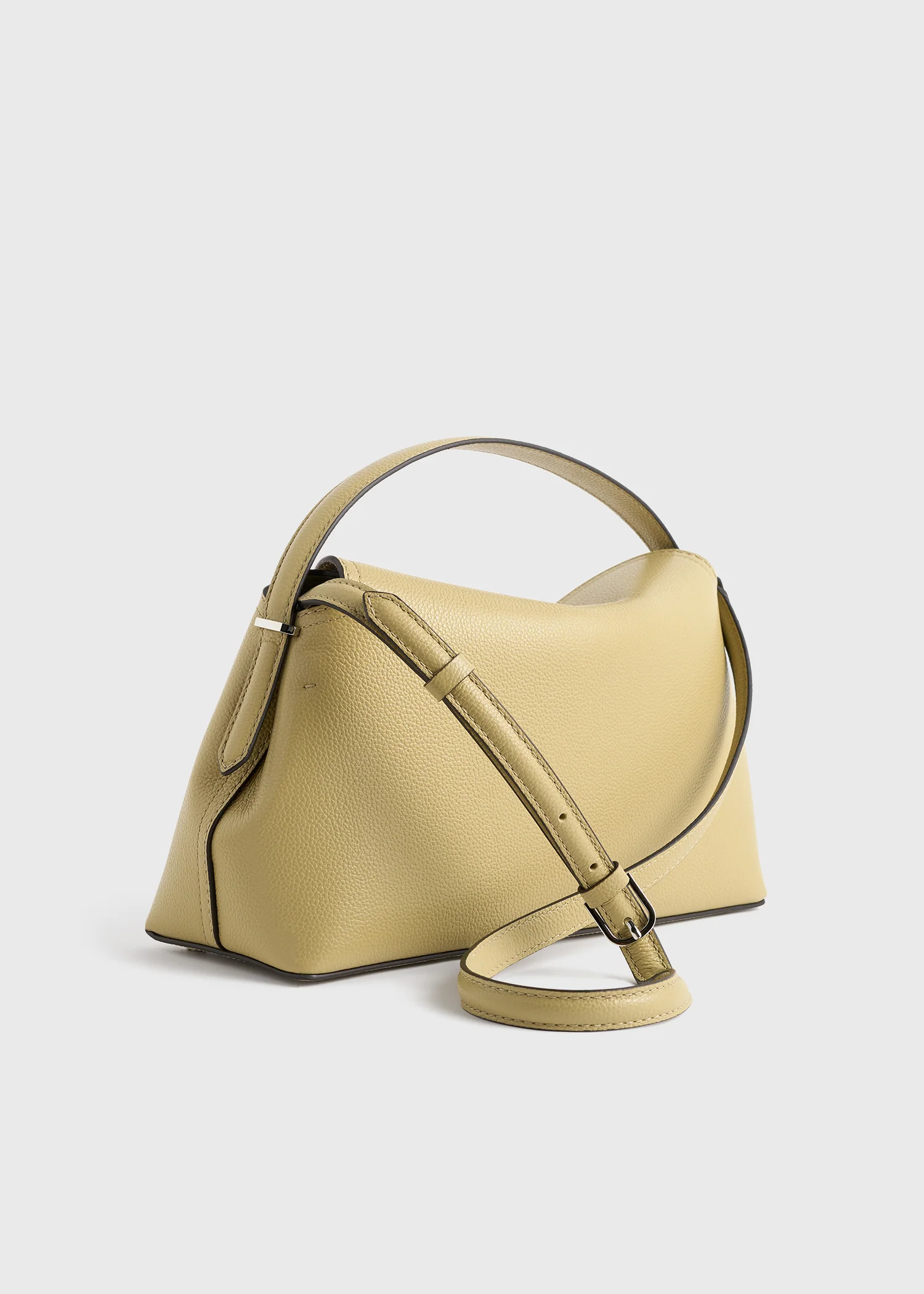 T-lock grained-leather top handle desert - Image 8
