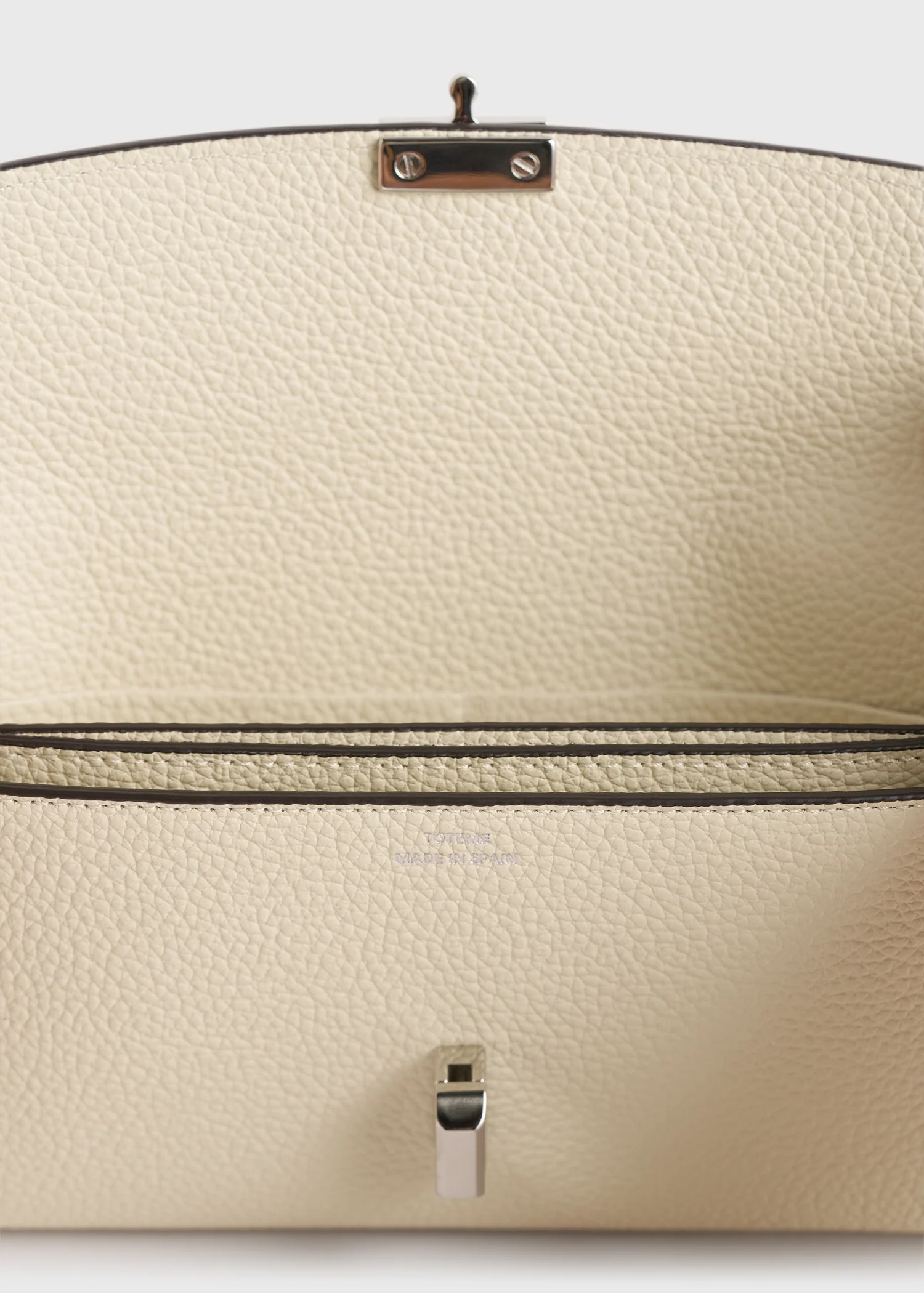 T-lock grained-leather wallet milk - Image 6