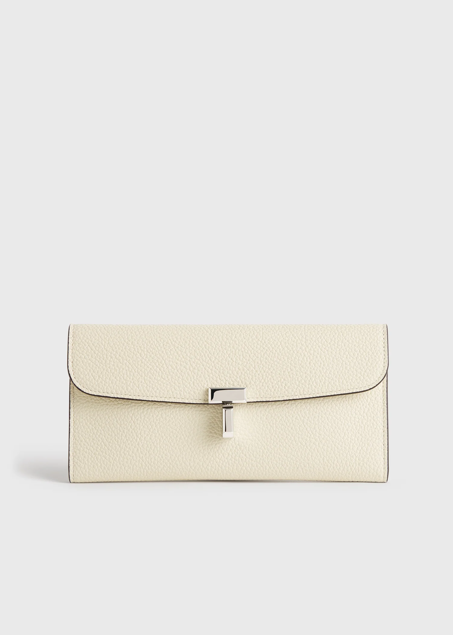 T-lock grained-leather wallet milk - Image 7
