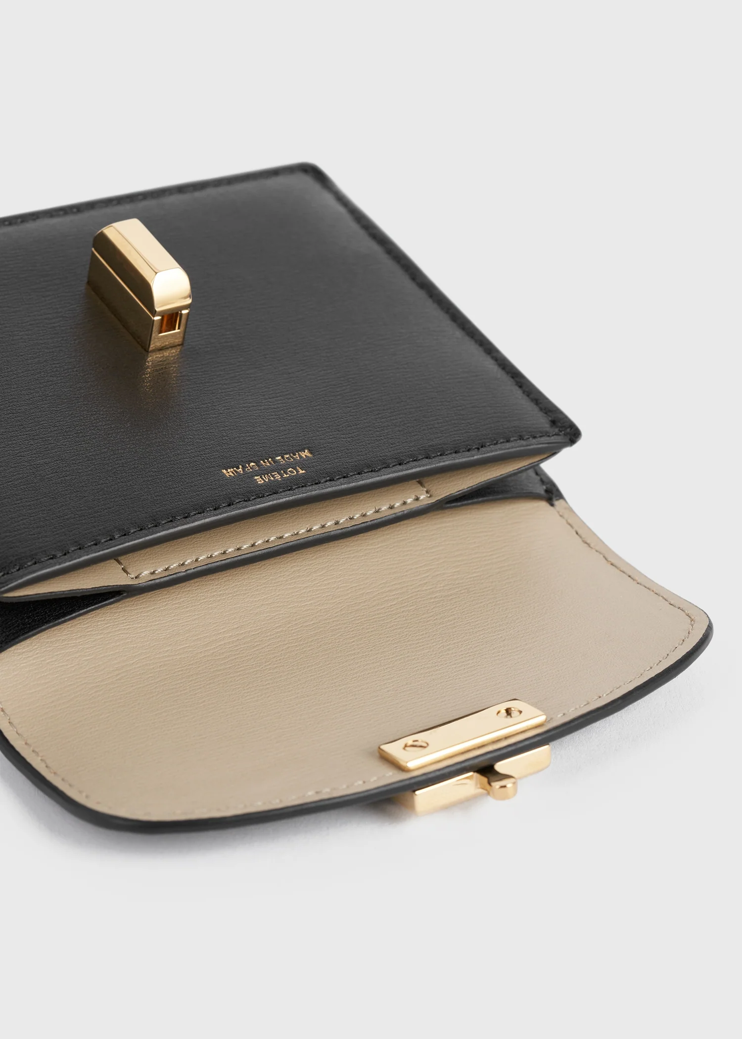 T-lock leather cardholder black - Image 4