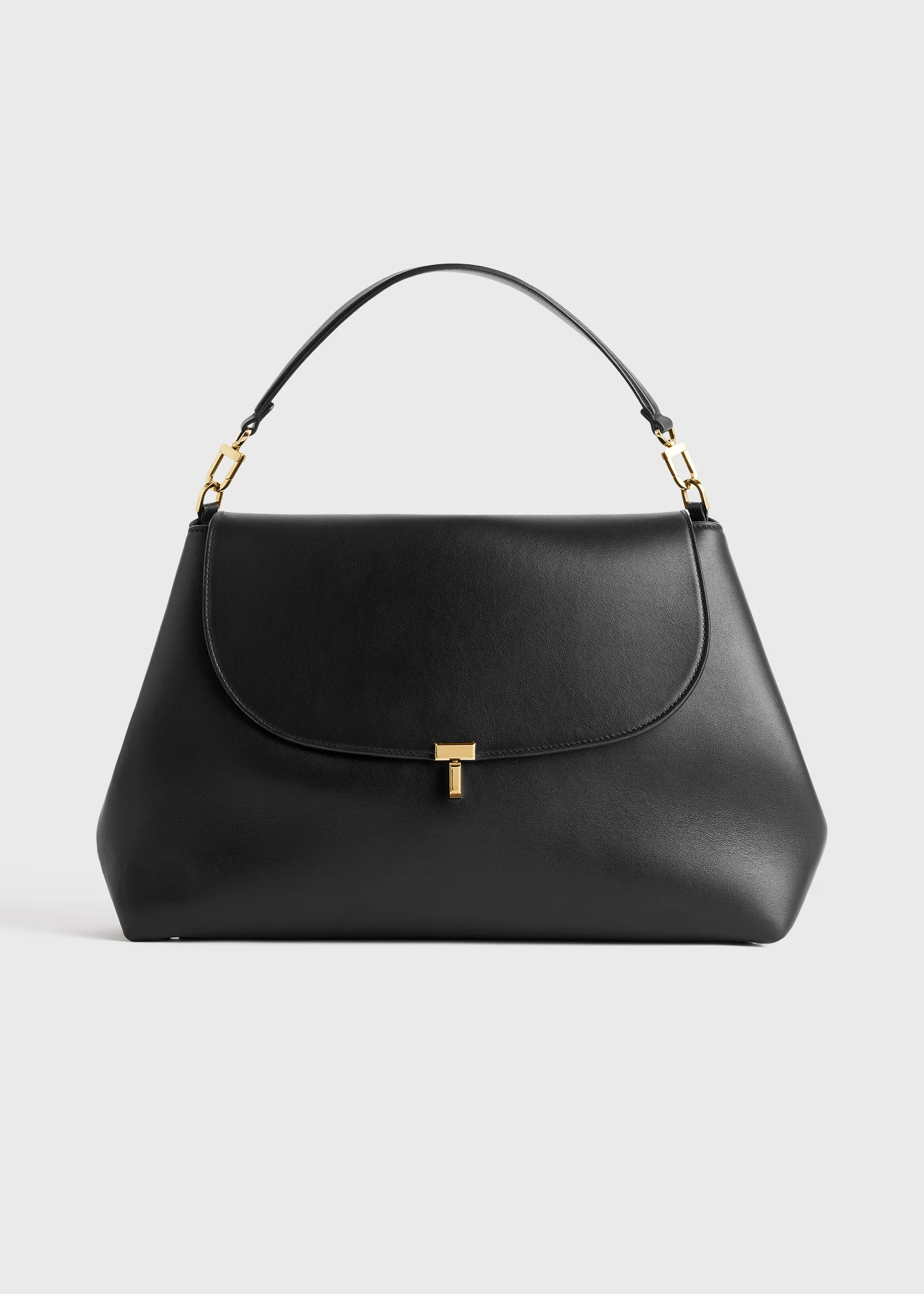T-lock leather satchel black - Image 8