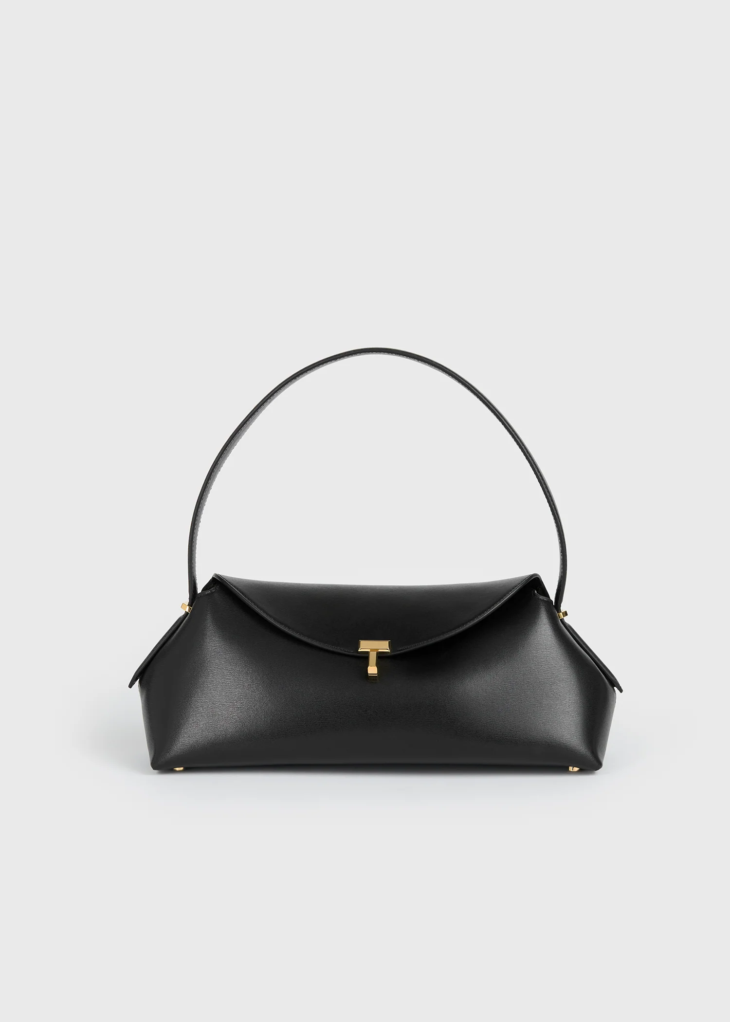 T-lock leather shoulder black