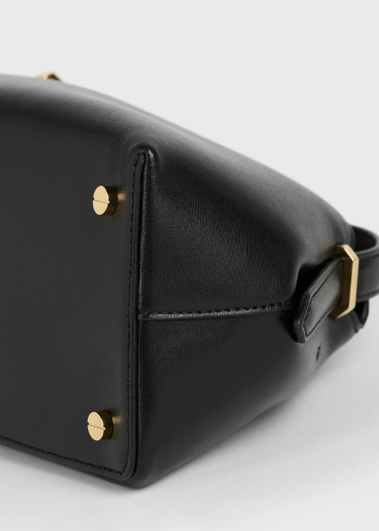 T-lock leather shoulder black - Image 5