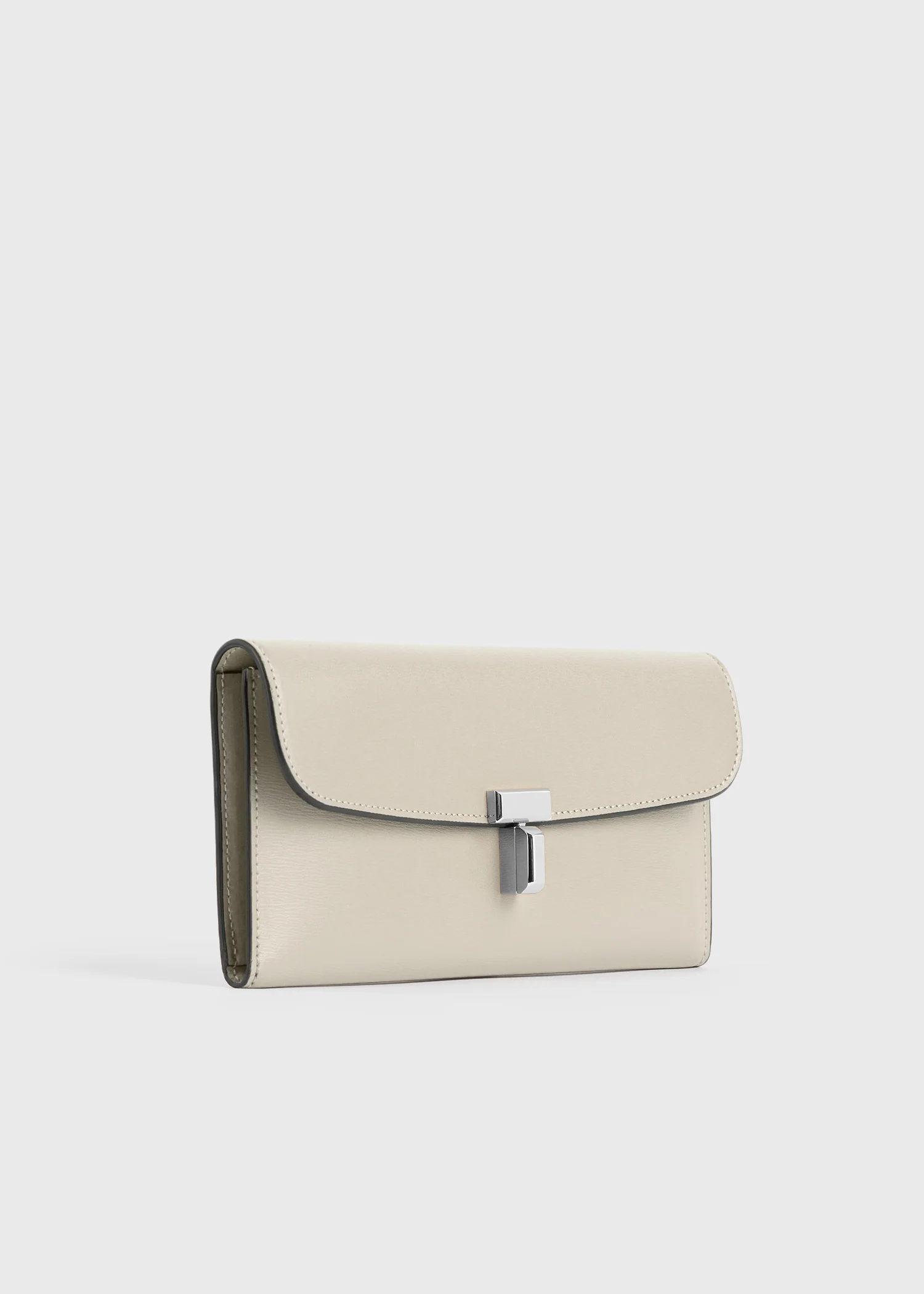 T-lock leather wallet fawn - Image 4
