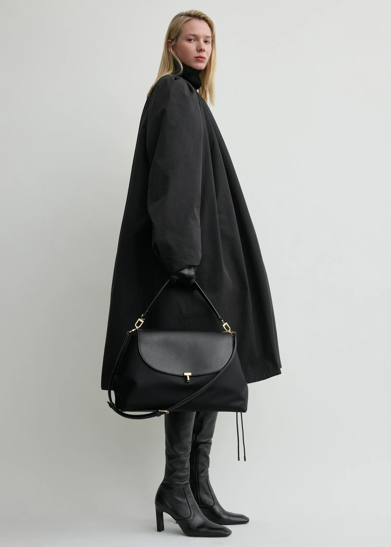 T-lock nylon satchel black - Image 3