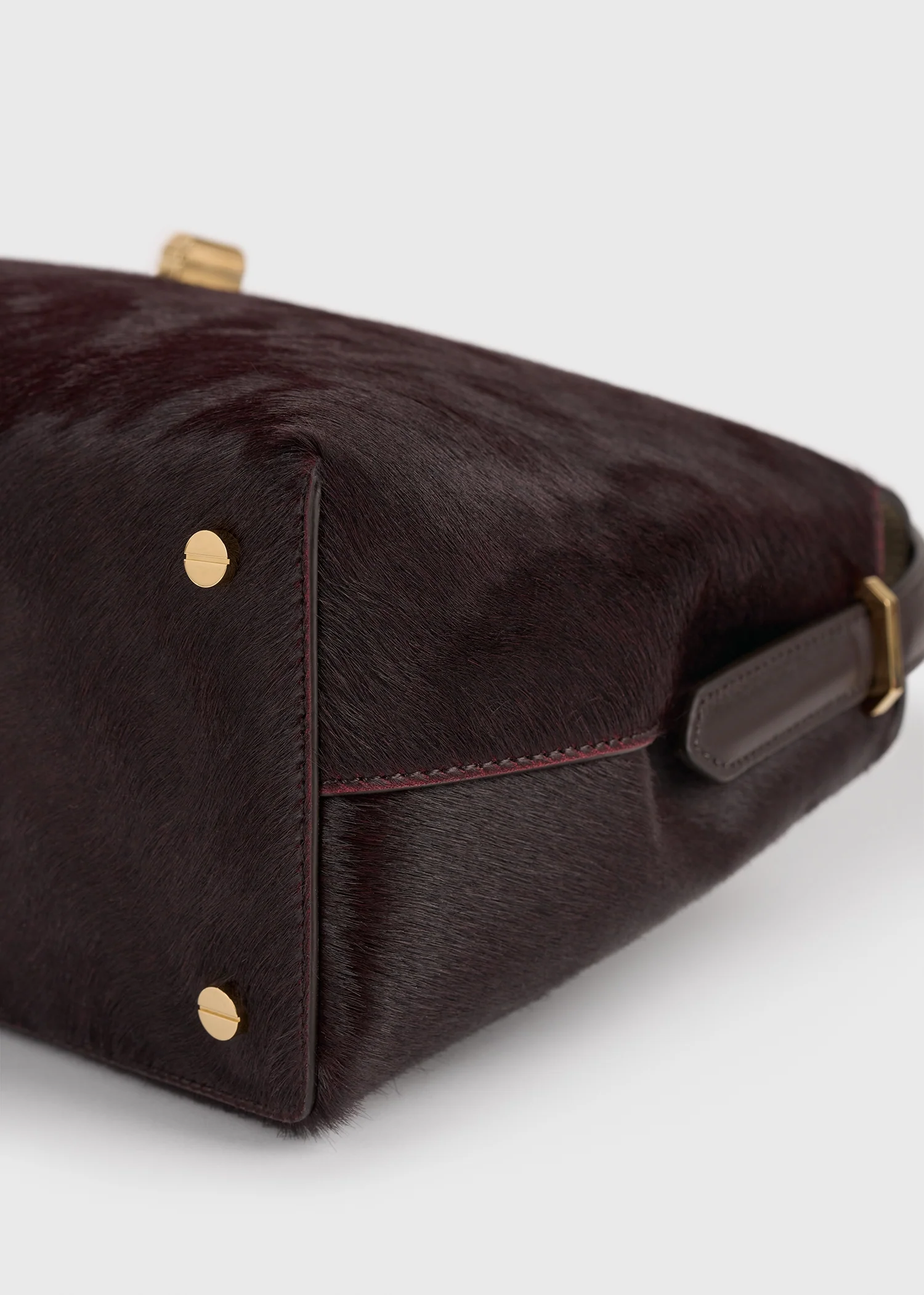 T-lock pony hair top handle wine - Image 7