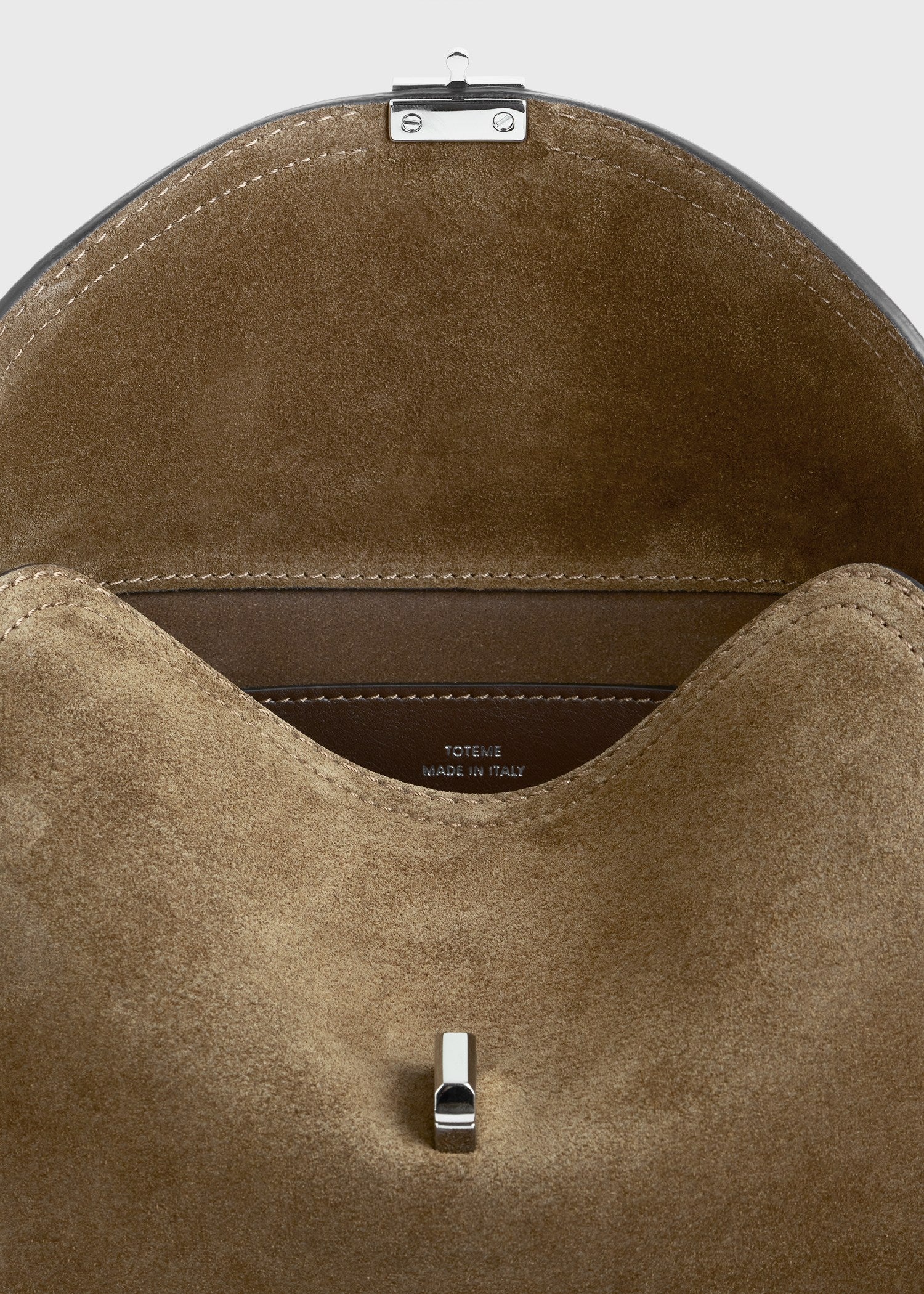 T-lock suede clutch tobacco - Image 8