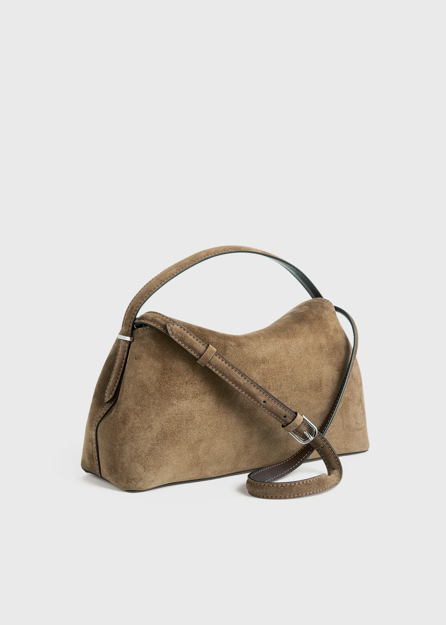 T-lock suede top handle tobacco - Image 8