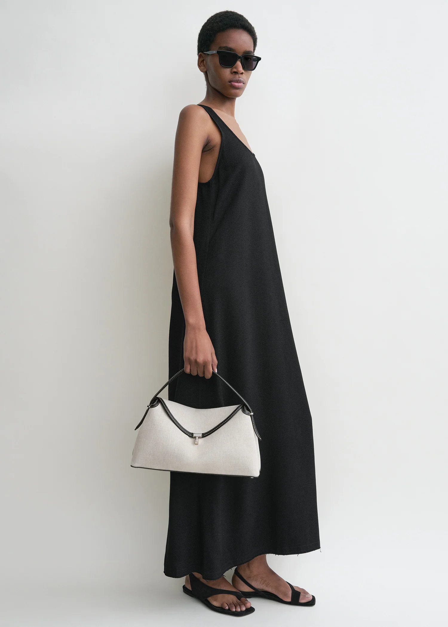 T-lock canvas top handle ecru/black - Image 3