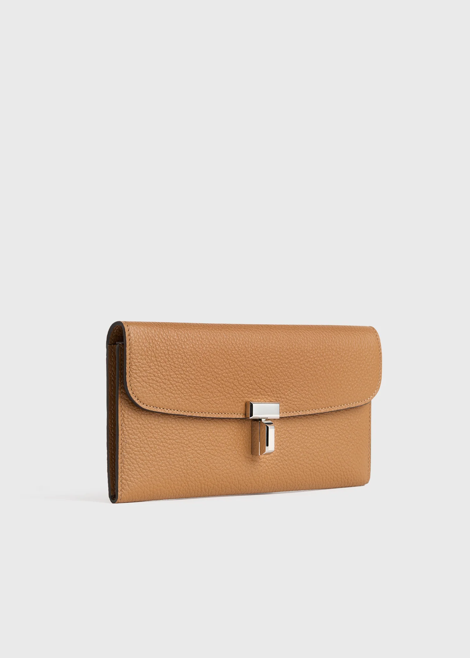 T-lock grained-leather wallet tan - Image 6