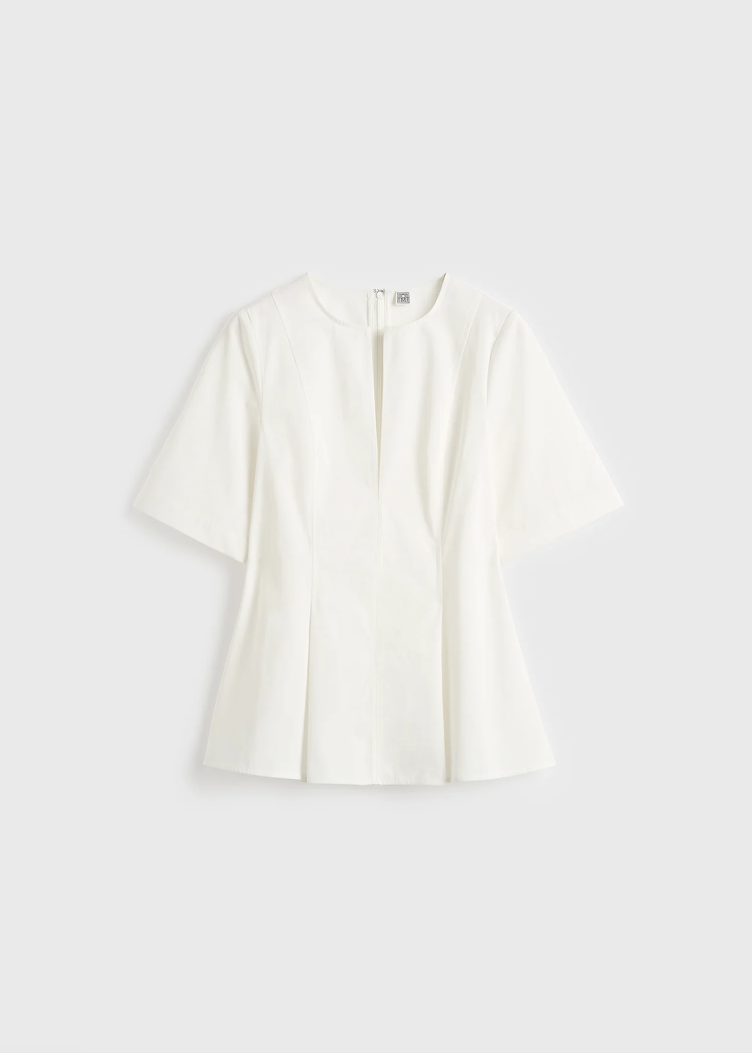 Tailored cotton top white - Image 5