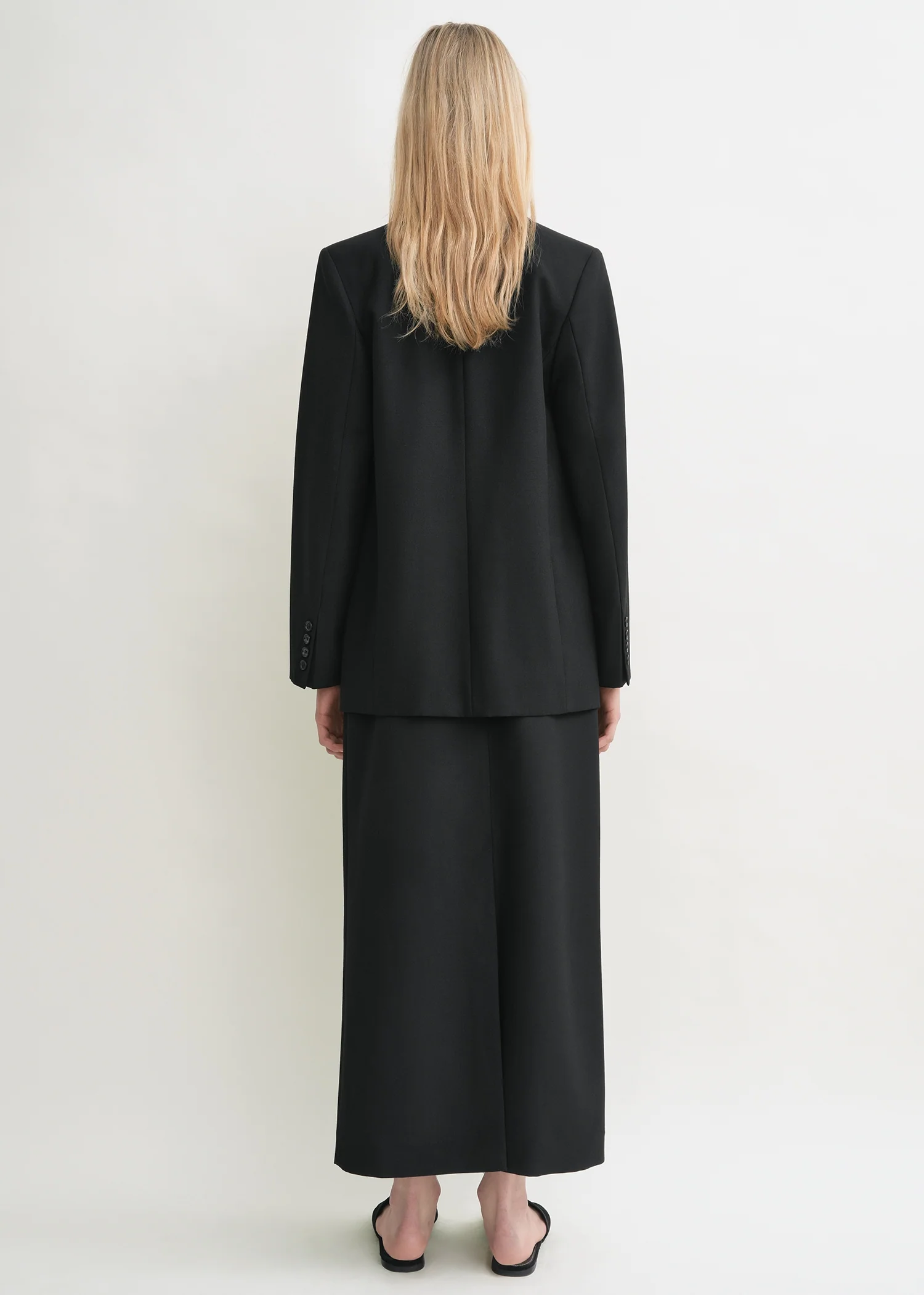 Tailored suit jacket black - Image 3