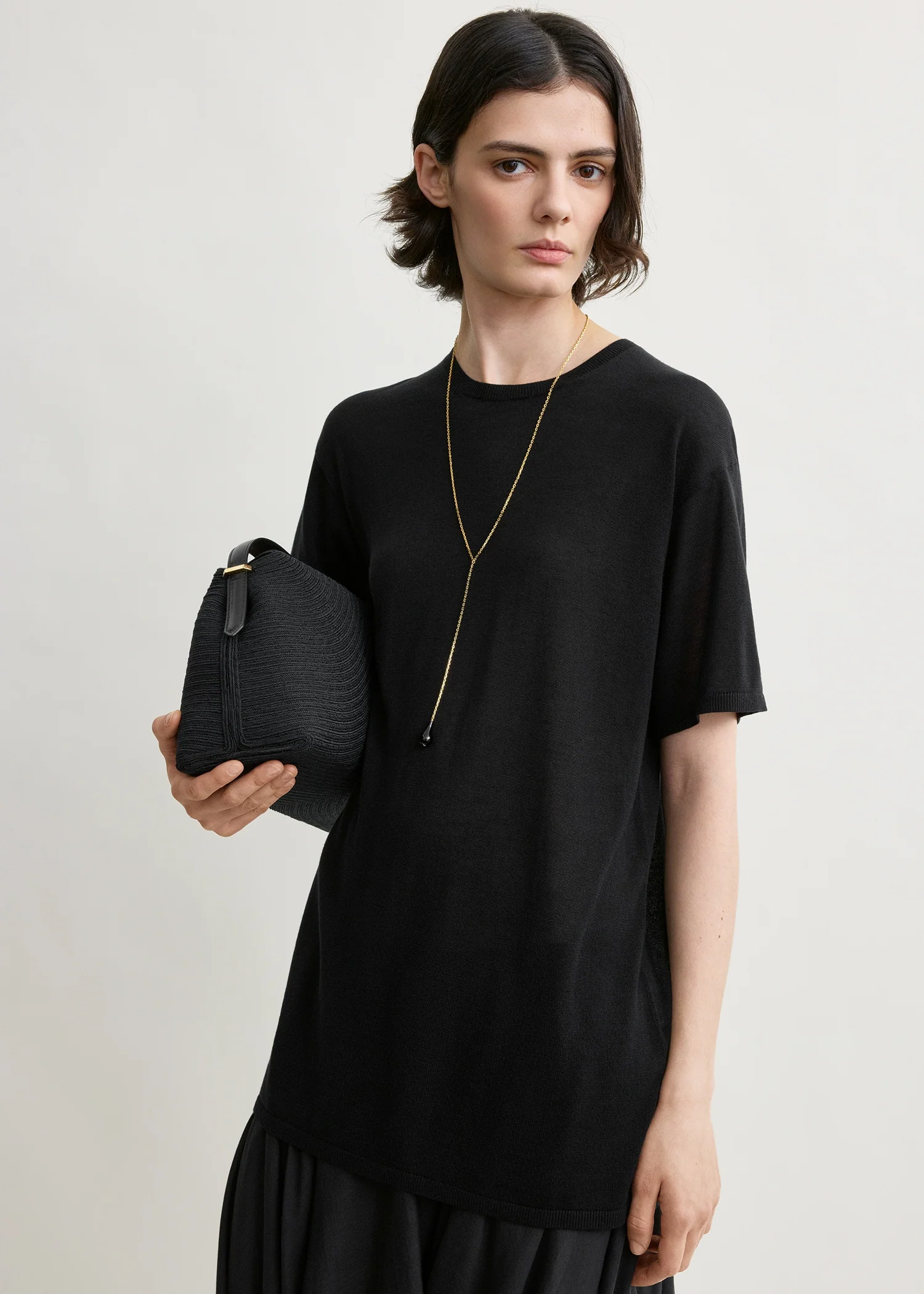 Tee knit black - Image 4
