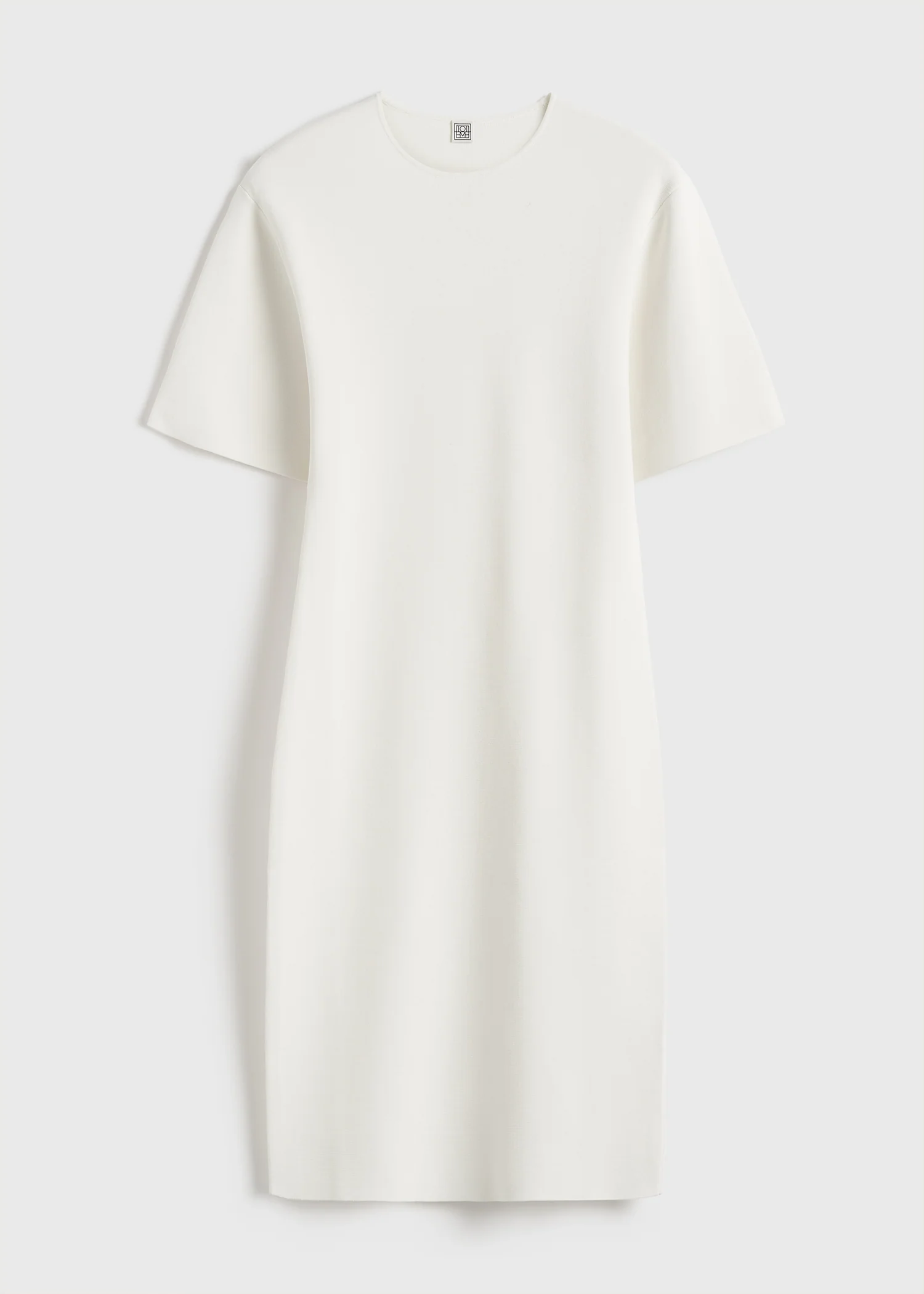 Tee knit dress white - Image 5