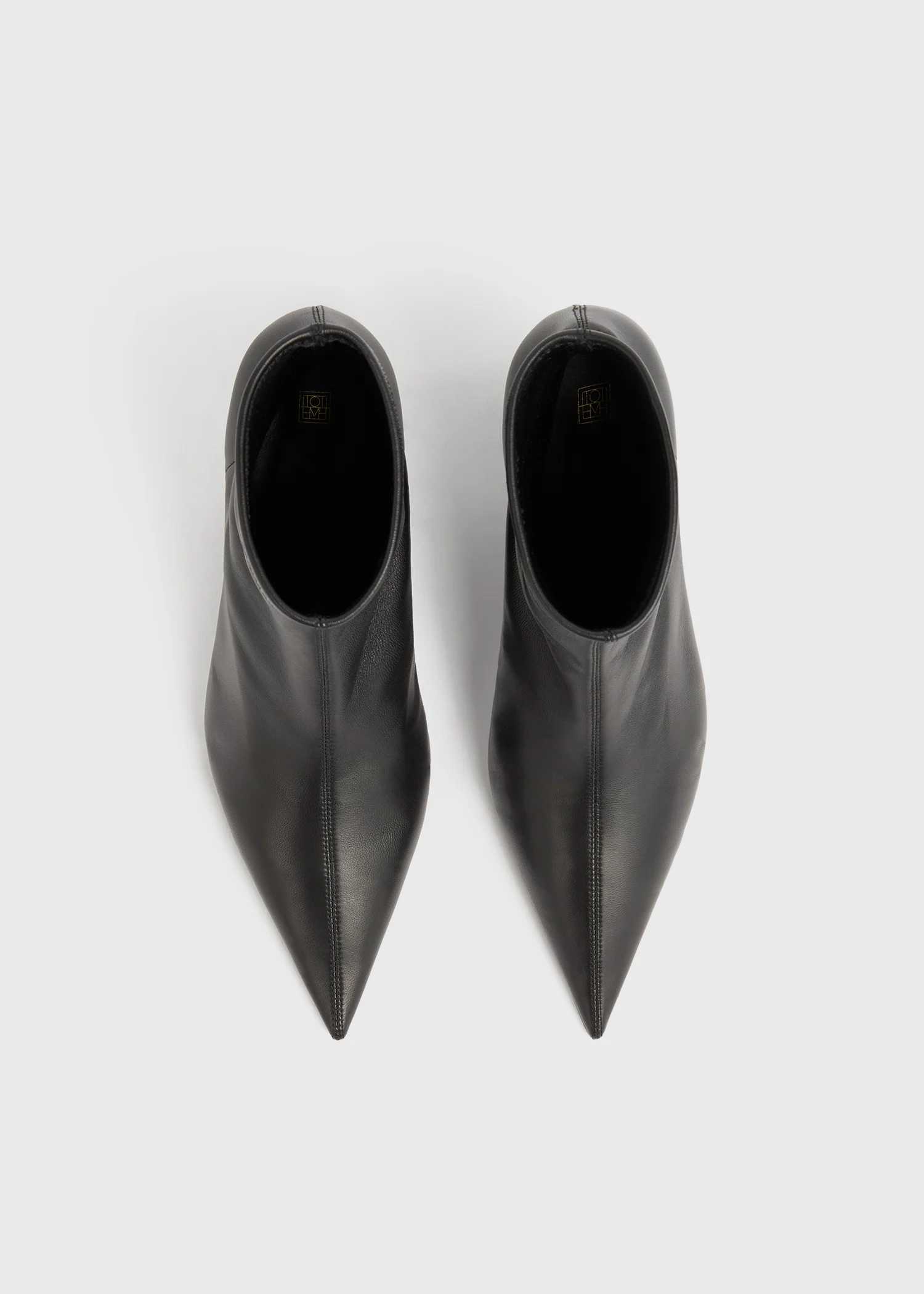 Nappa heeled sock boots black - Image 4