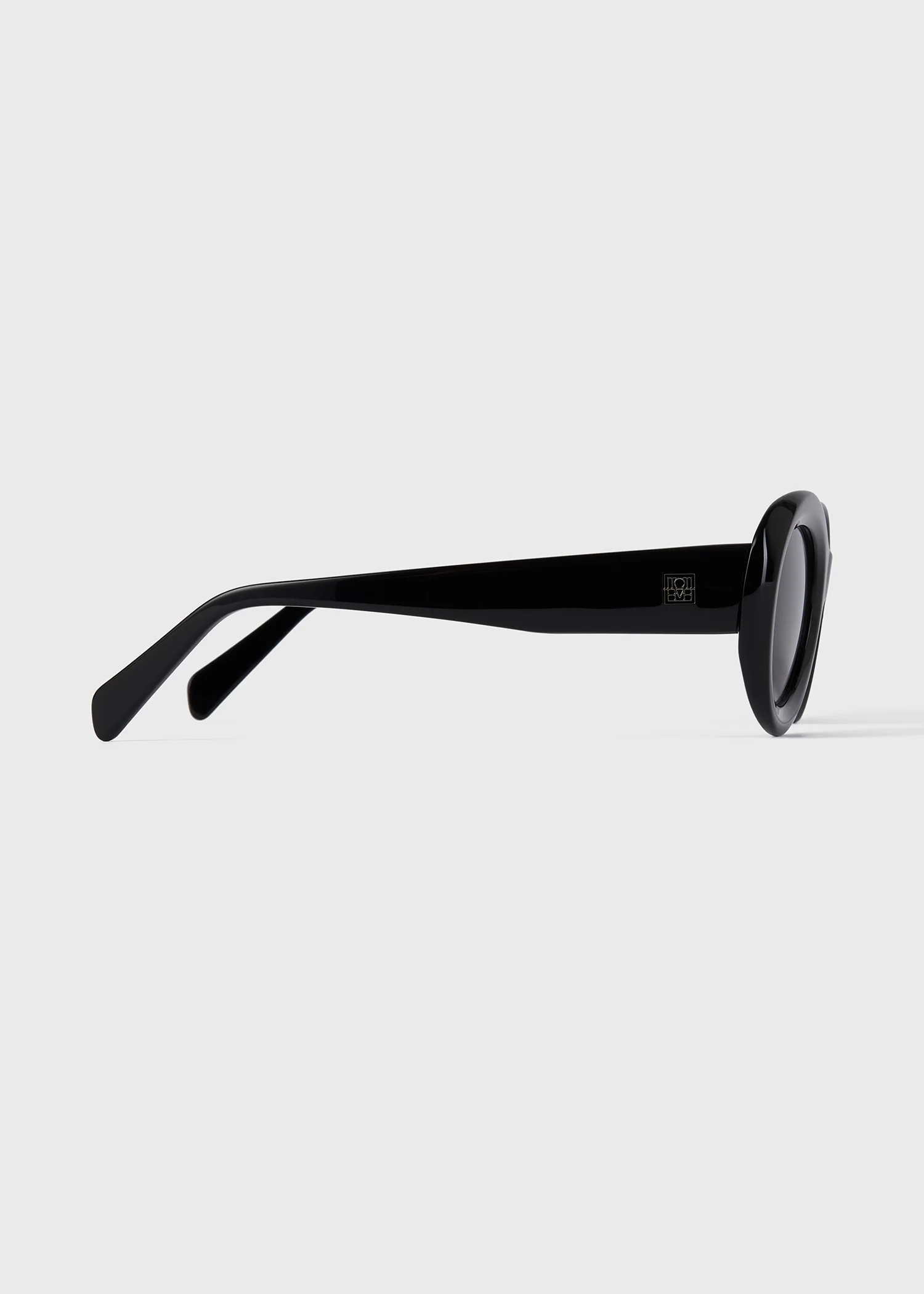 Oval sunglasses black - Image 4