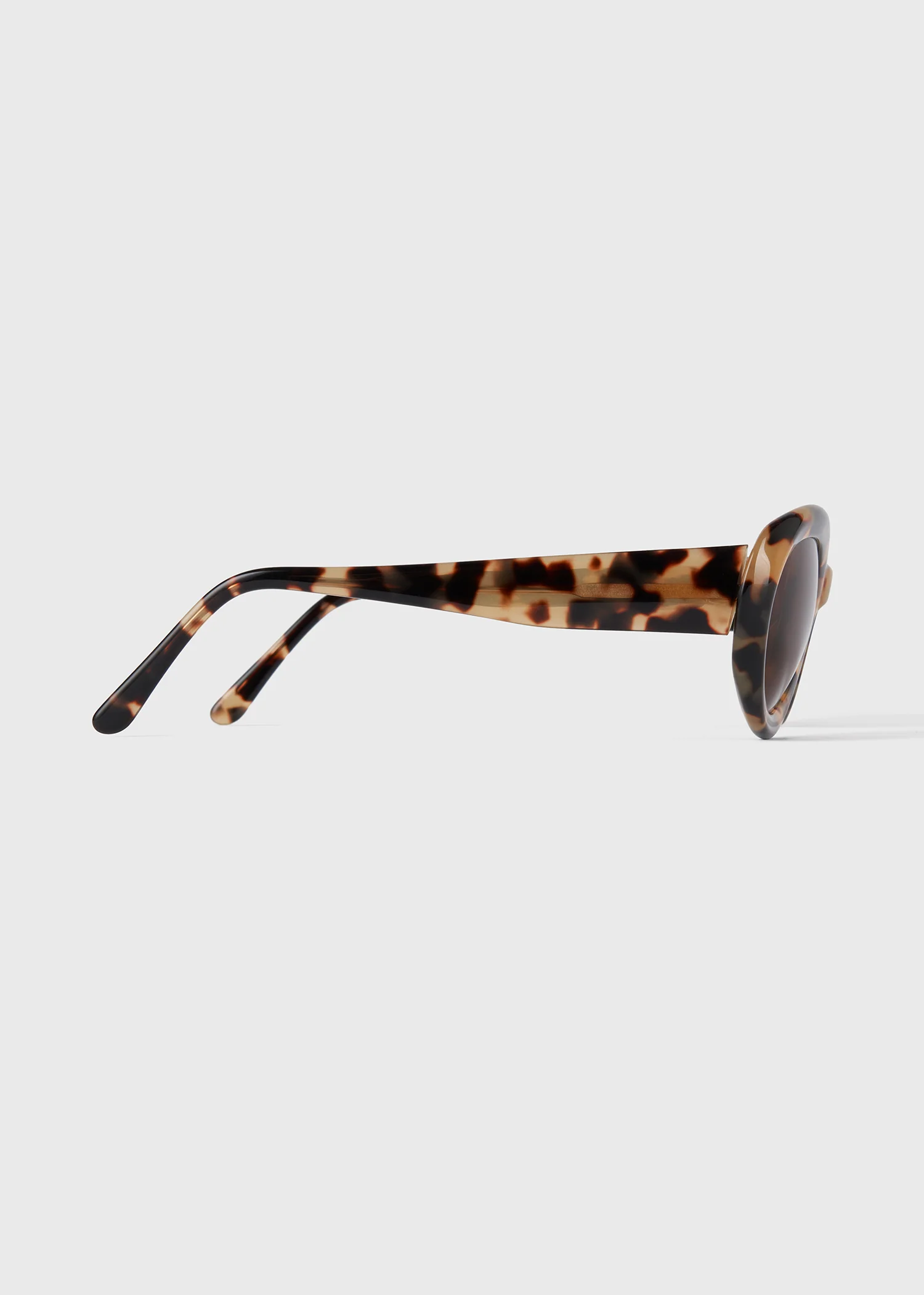 Oval sunglasses tortoise - Image 4