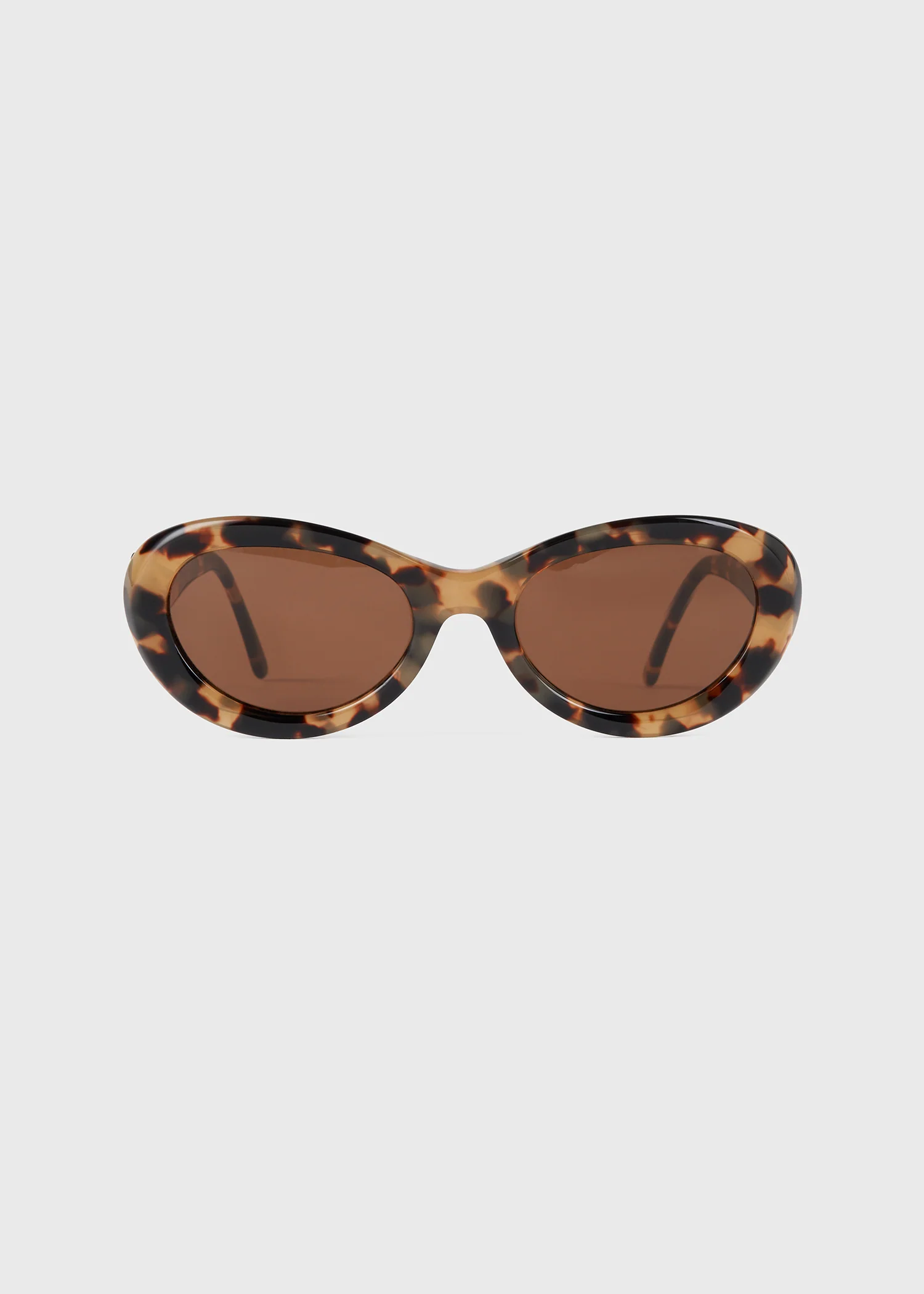 Oval sunglasses tortoise - Image 7