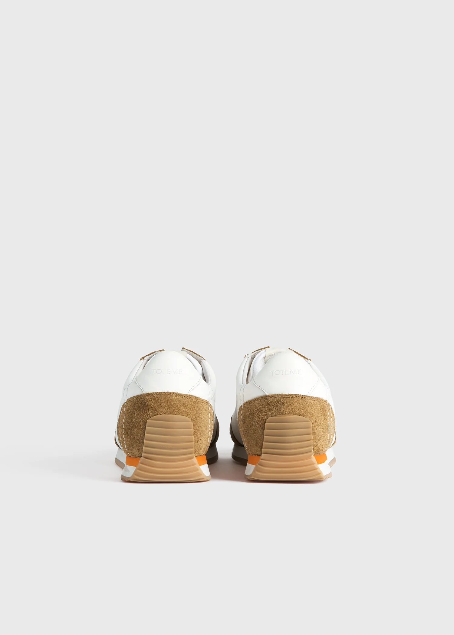 Sport sneakers white/tan - Image 4