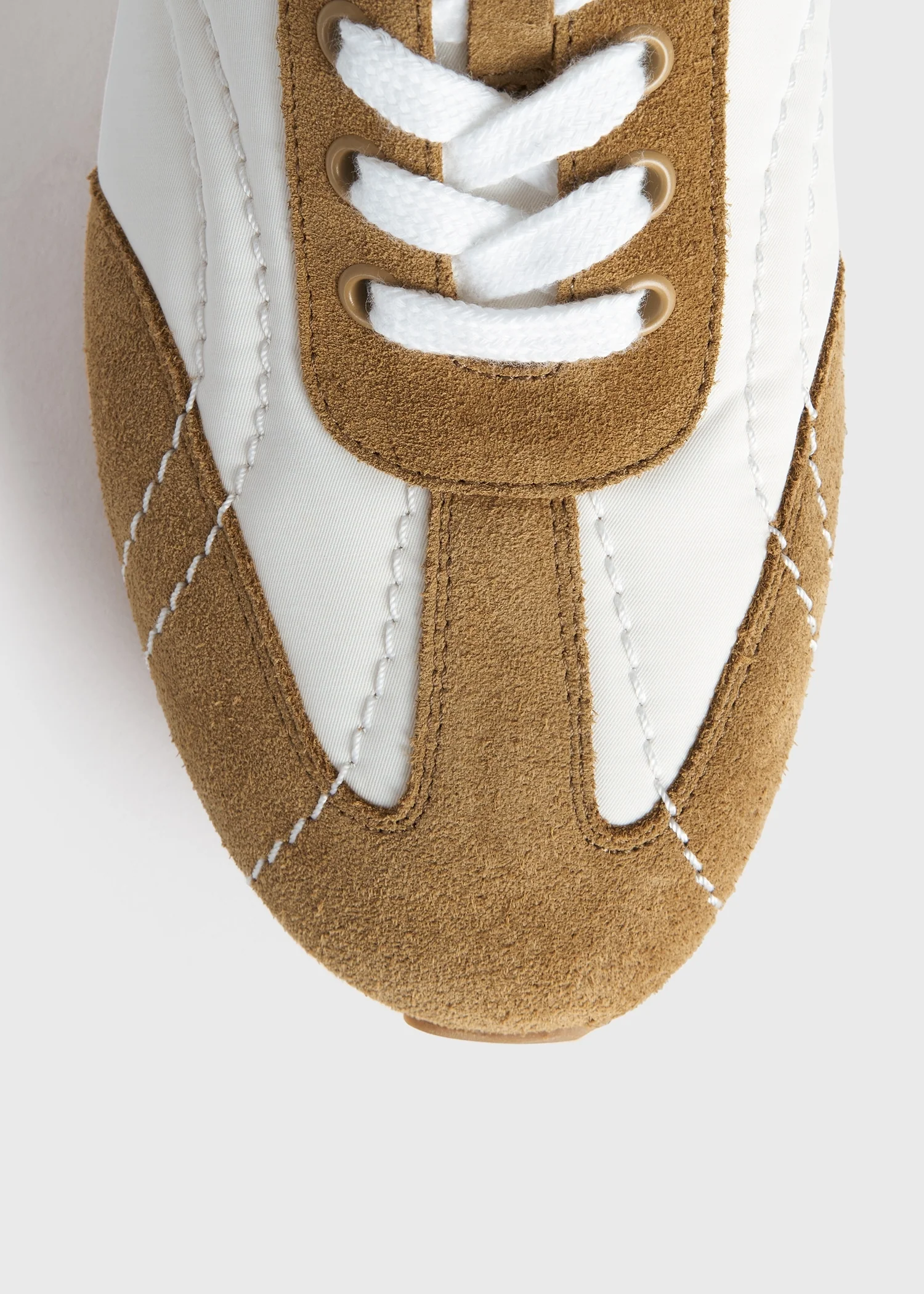 Sport sneakers white/tan - Image 6