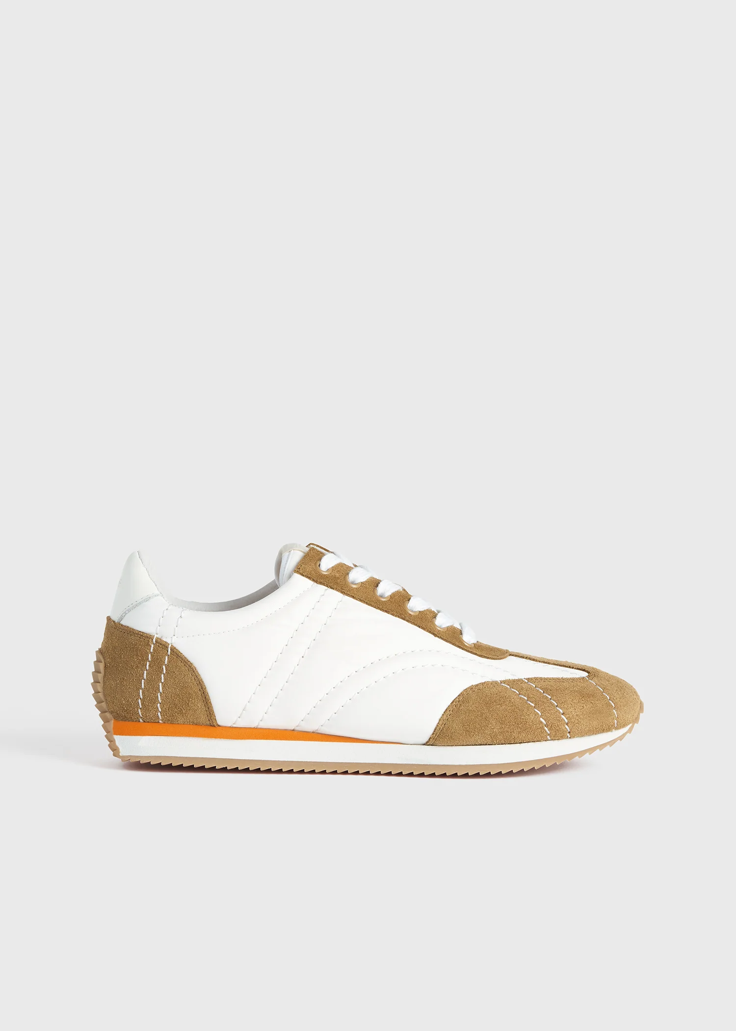 Sport sneakers white/tan - Image 8