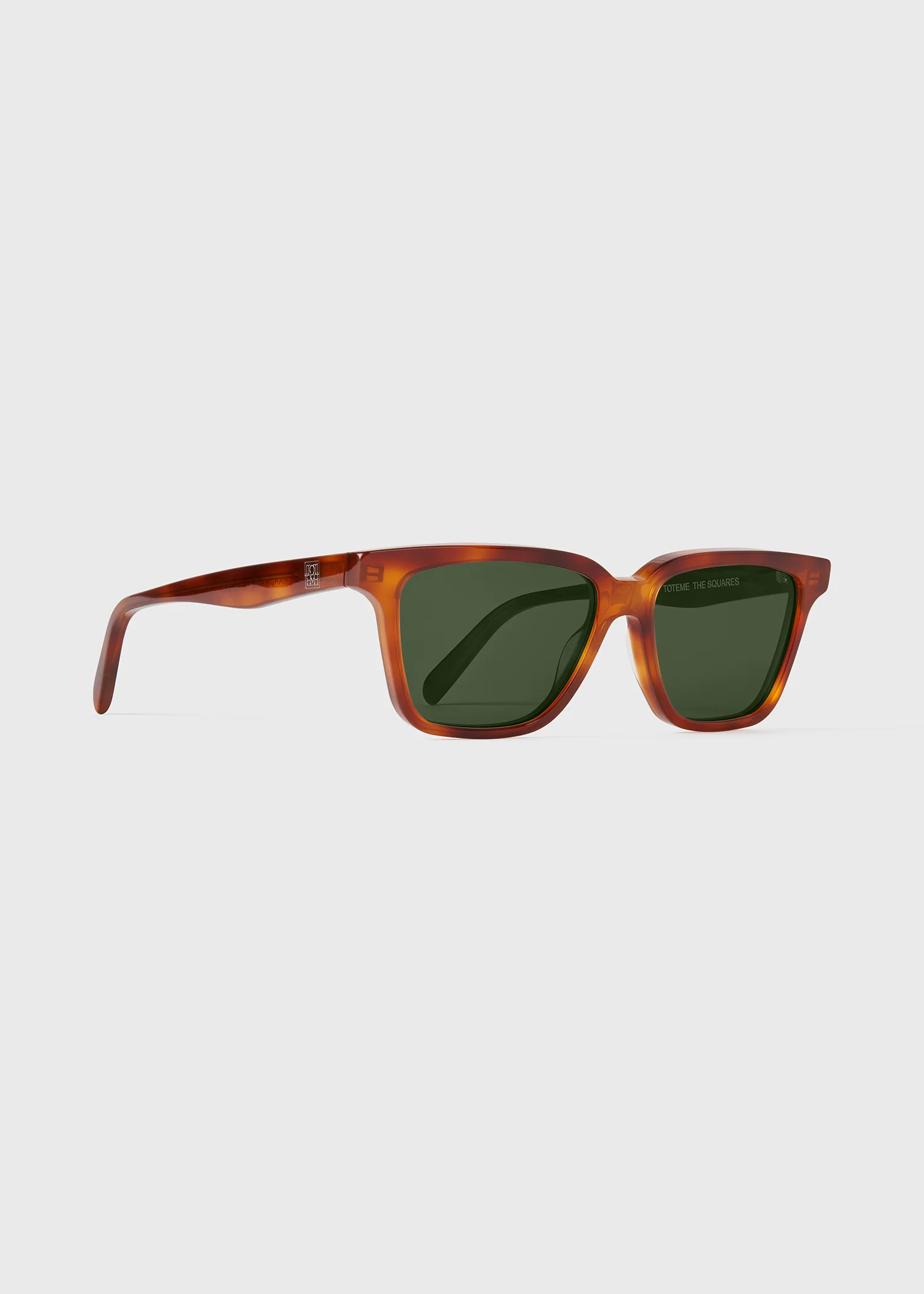 Square sunglasses light Havana - Image 4