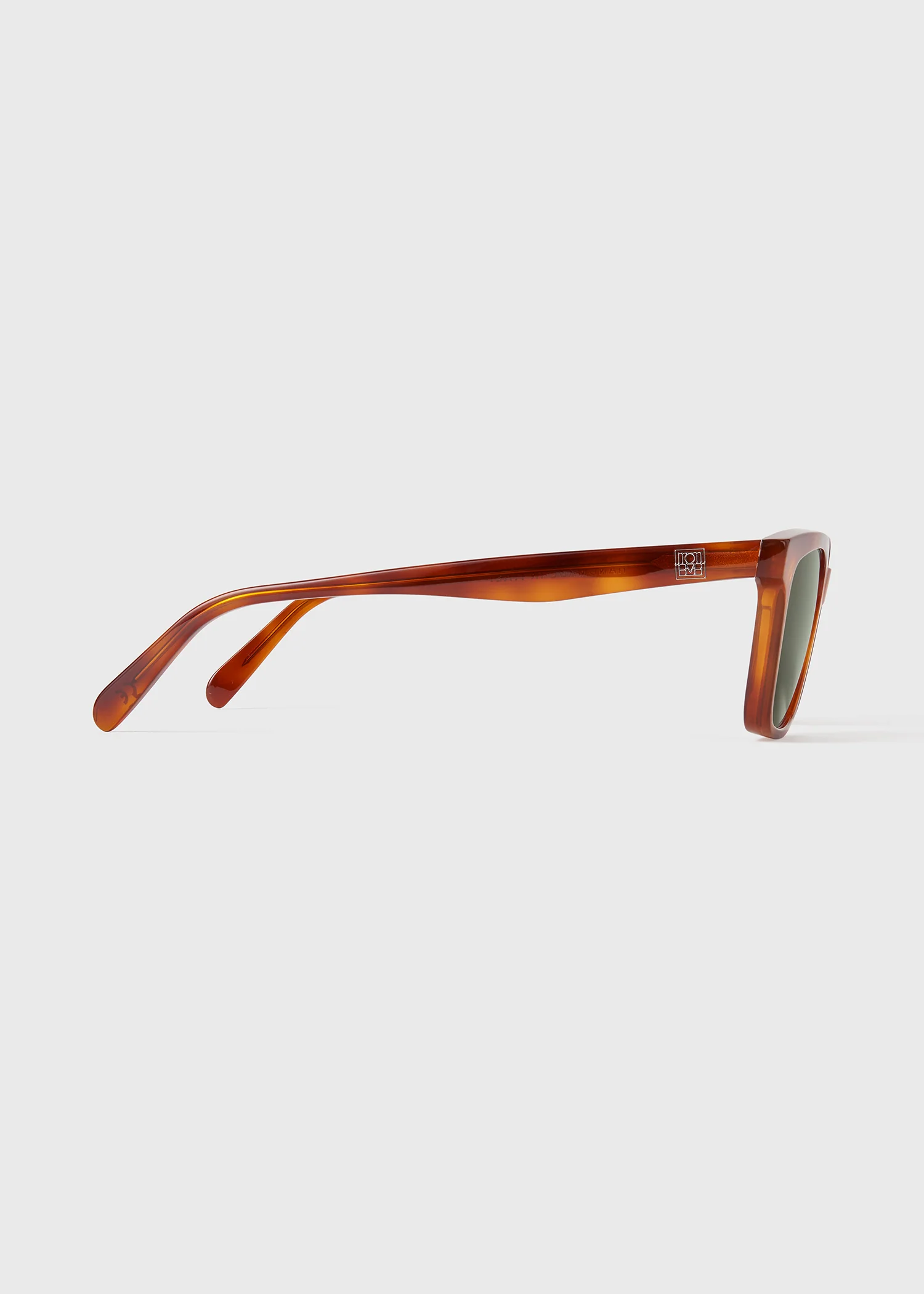 Square sunglasses light Havana - Image 5
