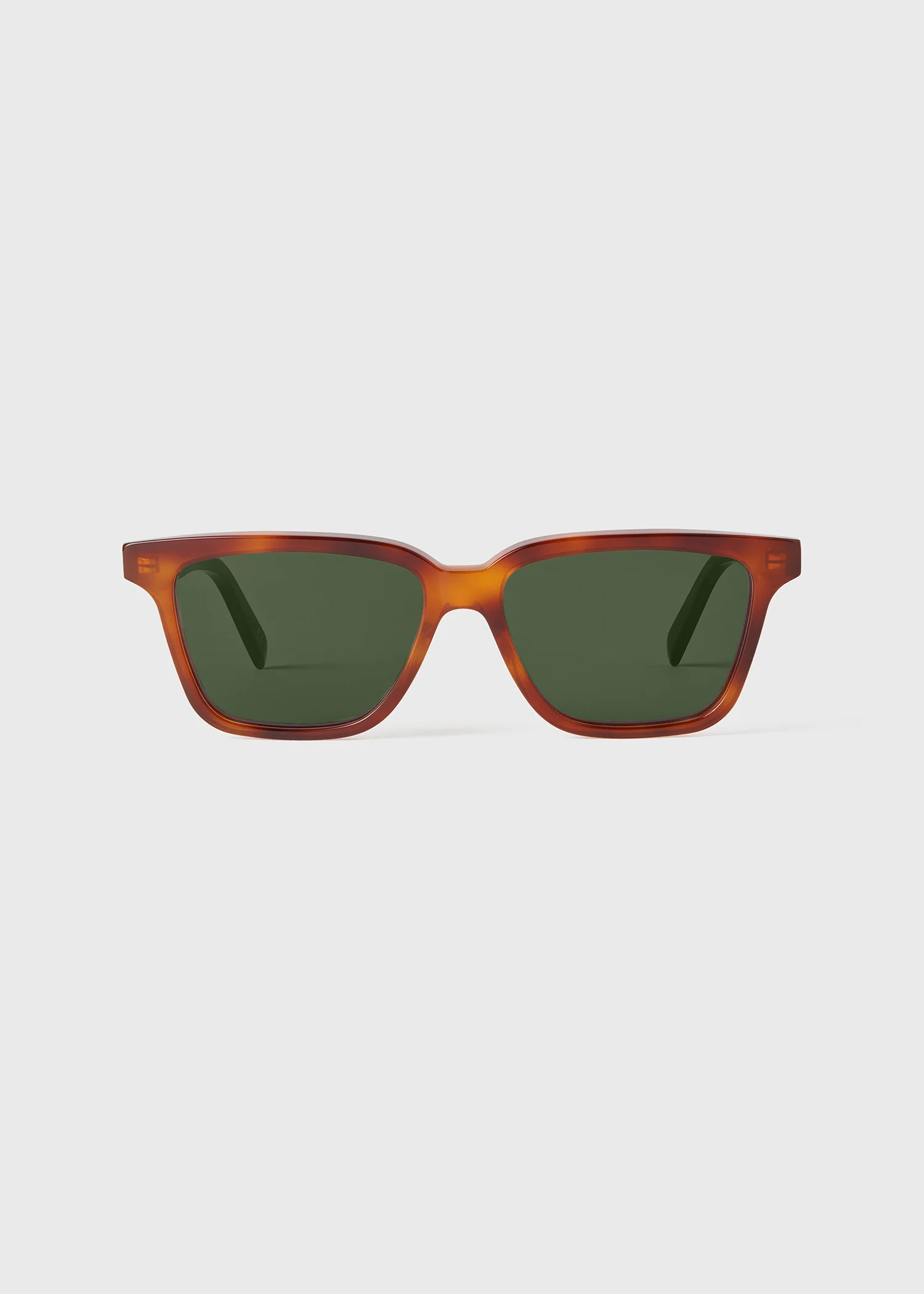 Square sunglasses light Havana - Image 7