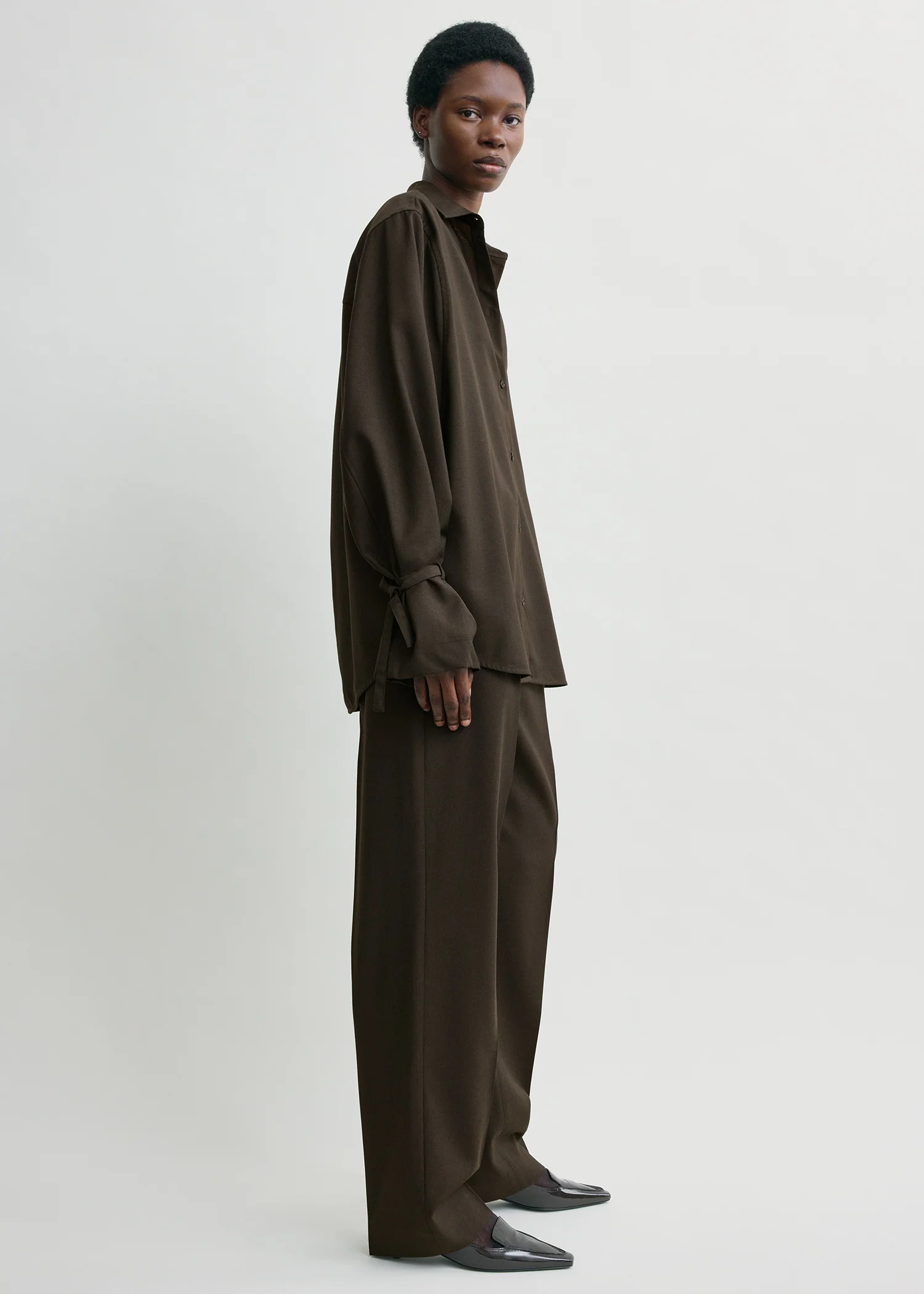 Tie-cuff shirt pepper - Image 2