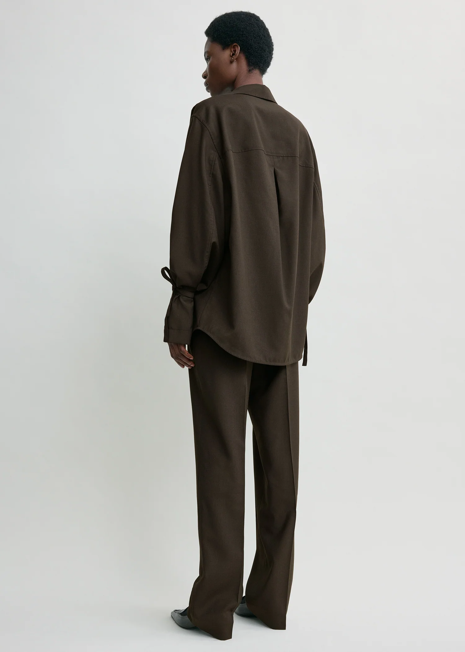 Tie-cuff shirt pepper - Image 3