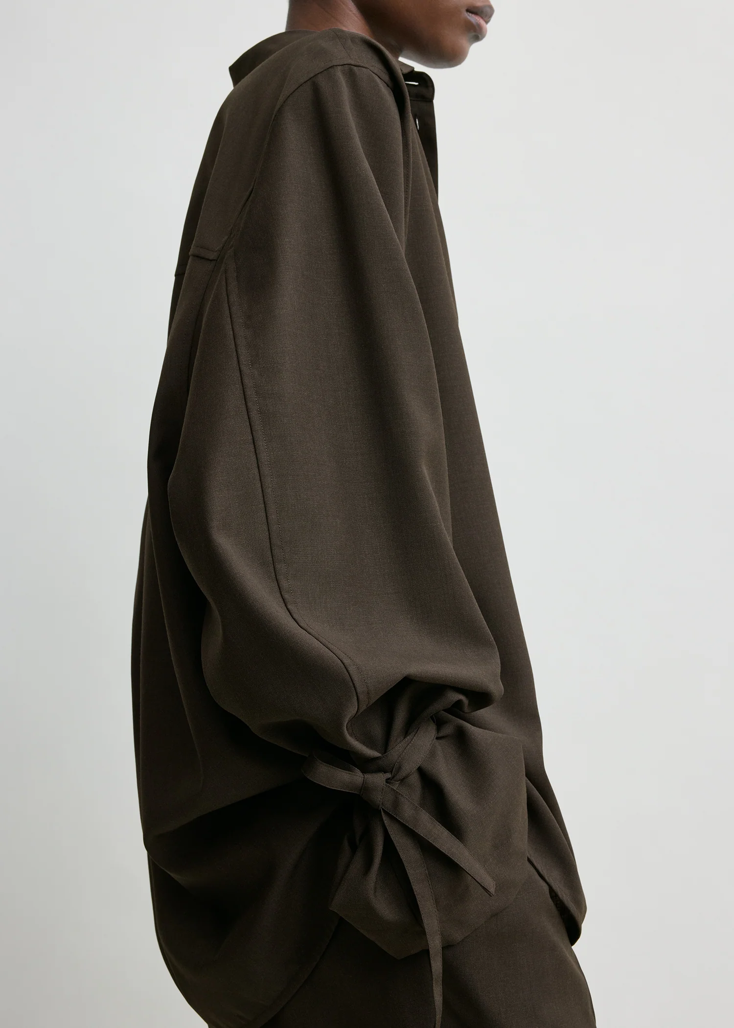 Tie-cuff shirt pepper - Image 4
