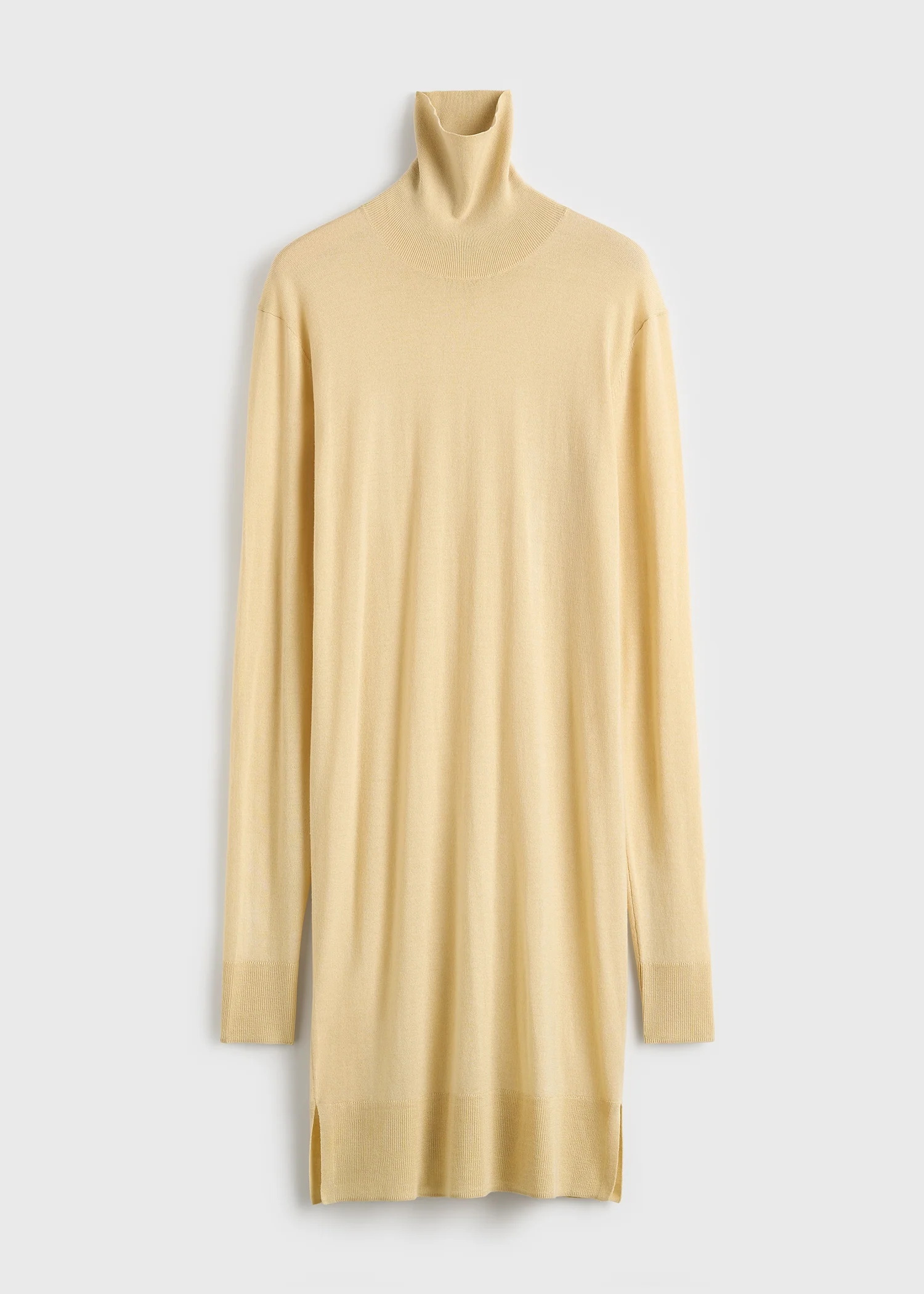 Turtleneck dress champagne petite - Image 6