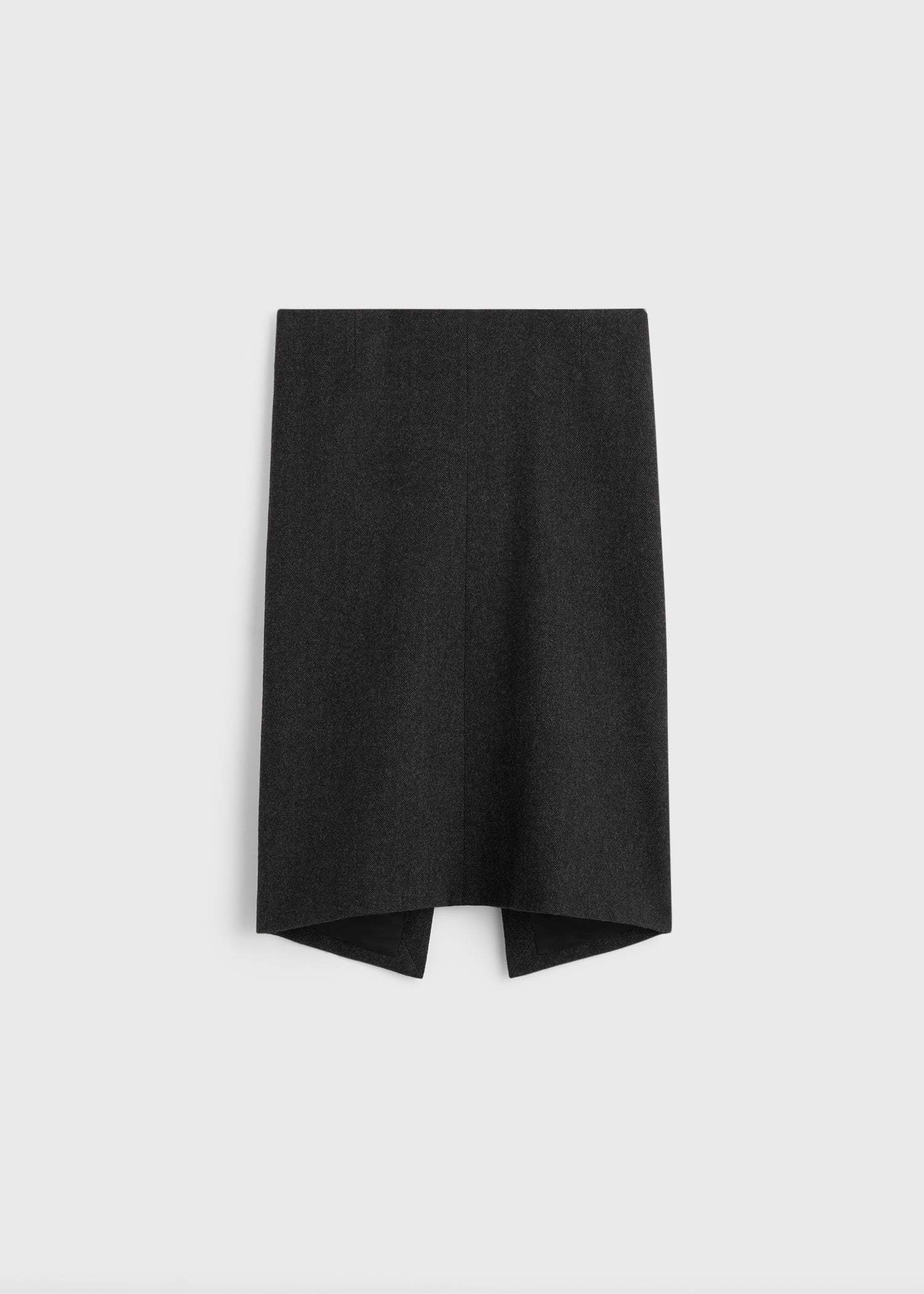 Twill suit skirt charcoal - Image 5