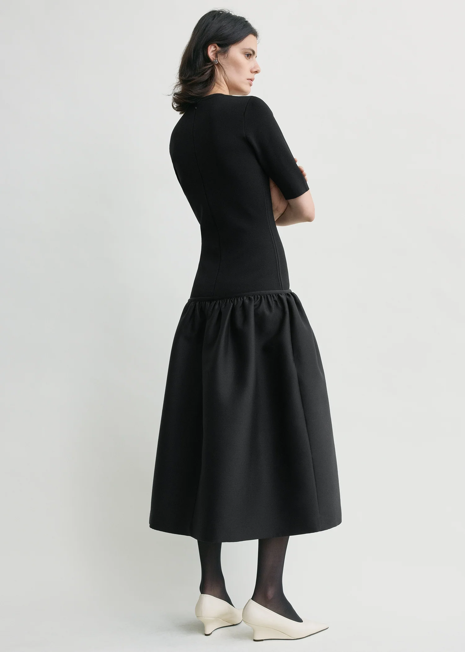 Twinflower tee dress black - Image 3