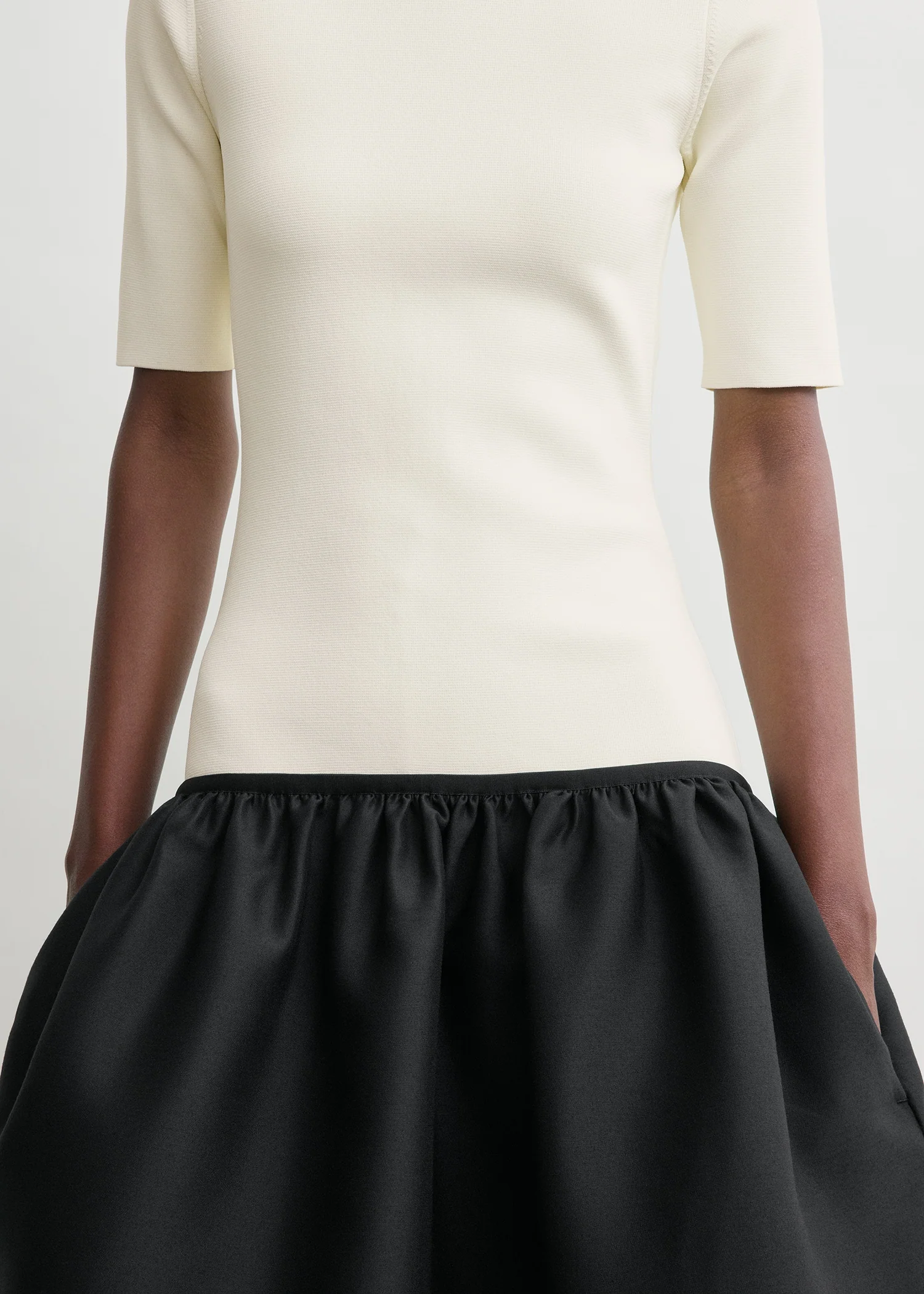 Twinflower tee dress ecru - Image 4