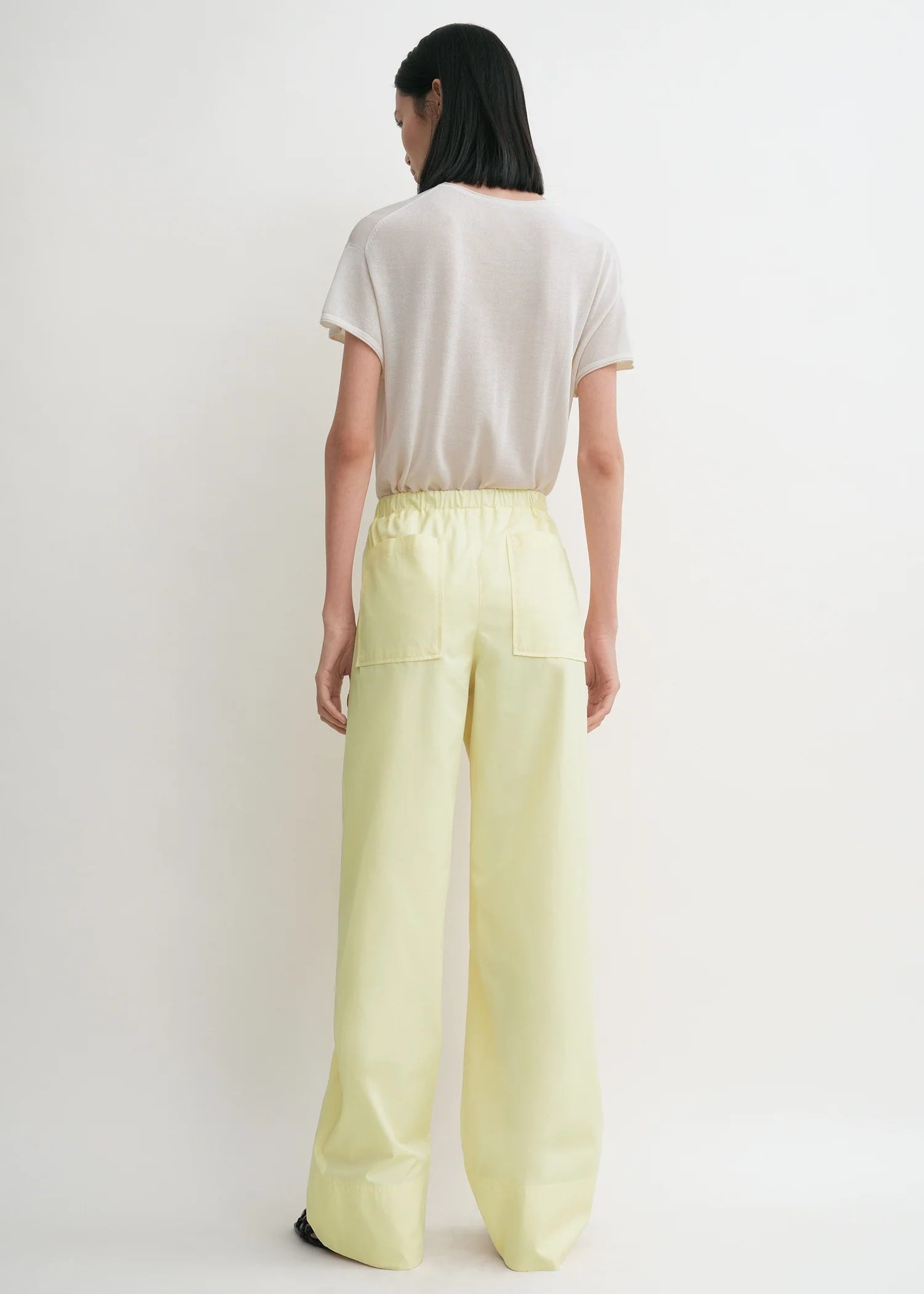 Twisted seam boxer trousers straw - Image 3
