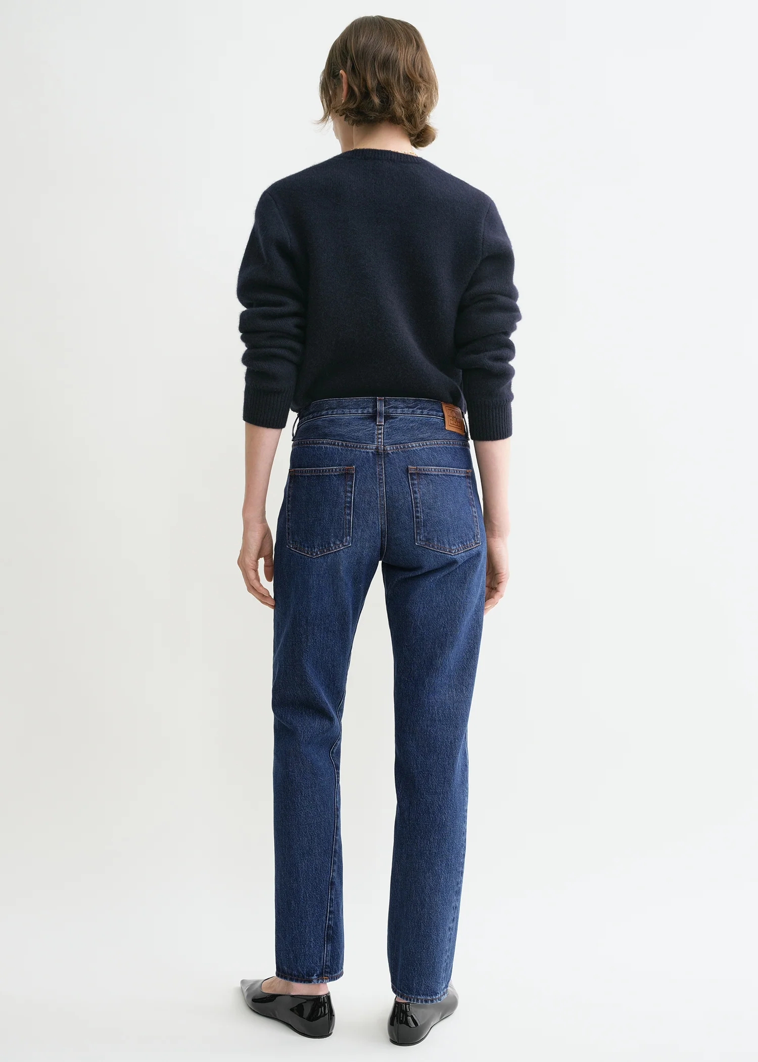 Twisted seam denim dark blue - Image 3