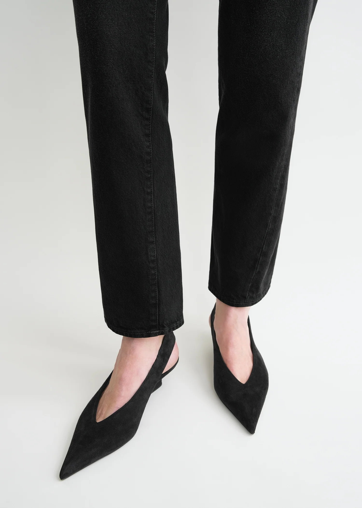 Twisted seam denim faded black - Image 5